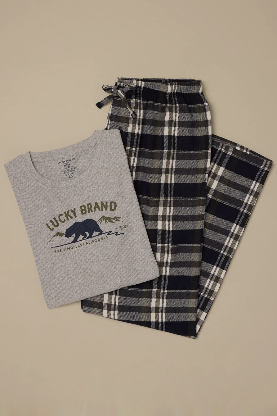 GIFT-L/S THERMAL & FLANNEL PANT, image 2