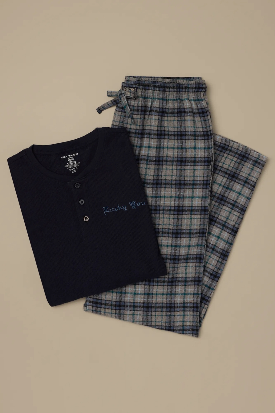 GIFT-L/S THERMAL & FLANNEL PANT, image 2