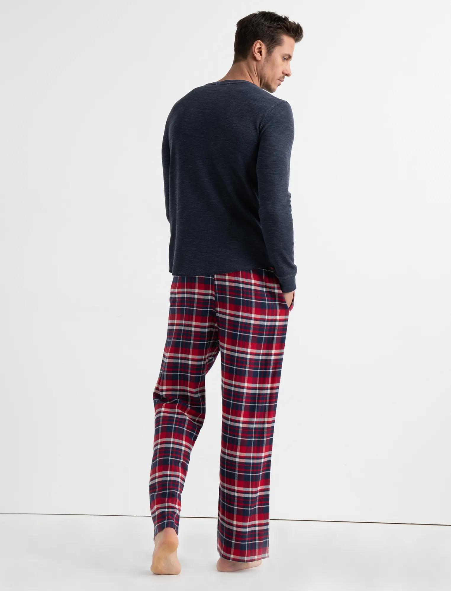 COTTON VISCOSE FLANNEL PANT, image 3