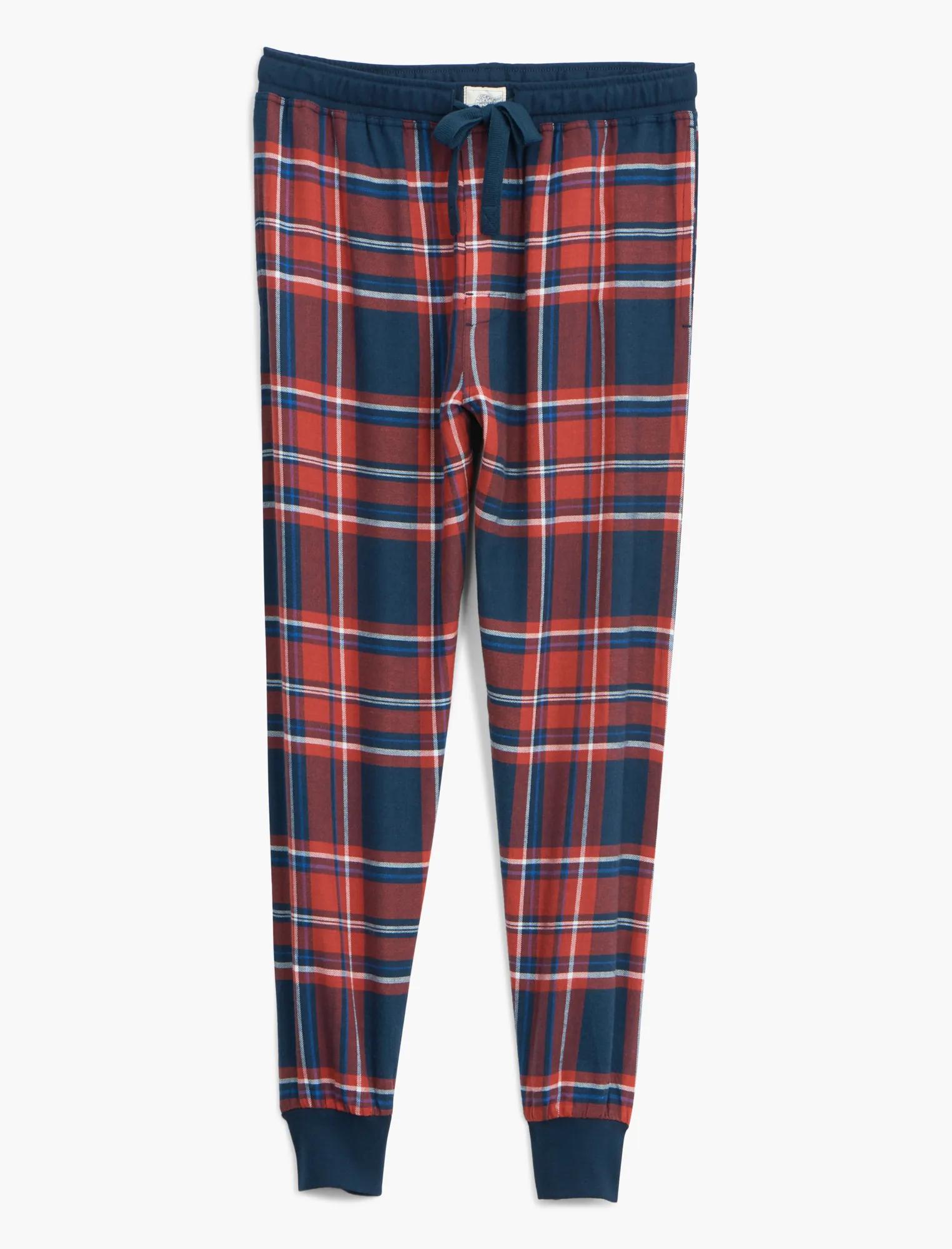 LUCKY BRANDED RED PLAID JOGGER PAJAMA SET, image 4