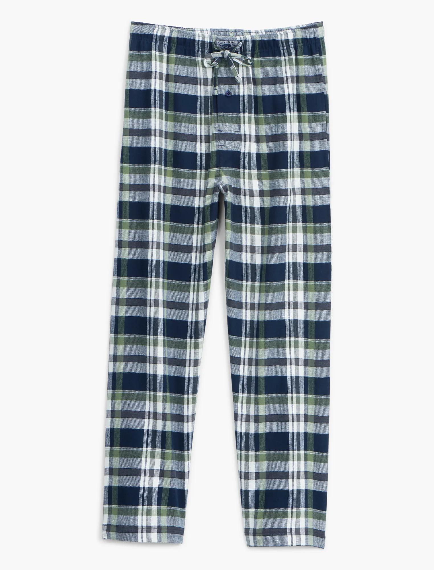 LUCKY BRANDED BEAR THERMAL PAJAMA SET, image 4