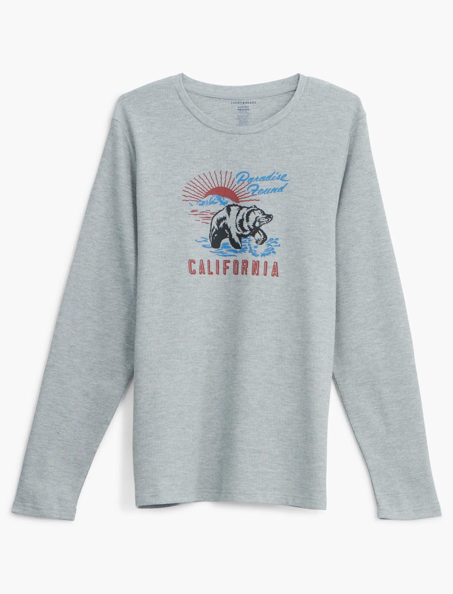 LUCKY BRANDED BEAR THERMAL PAJAMA SET, image 3