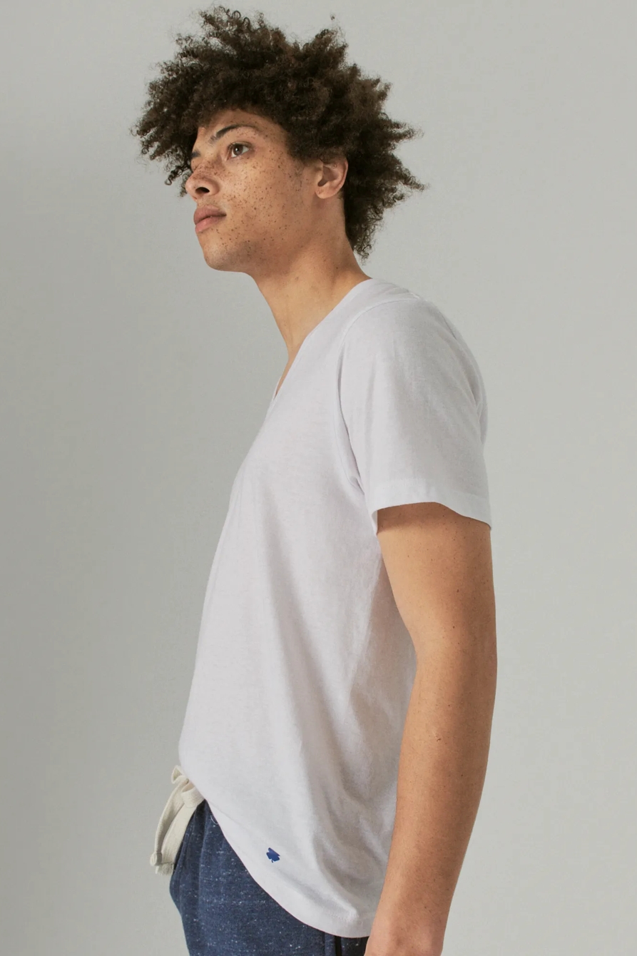 3 PACK V NECK UNDERSHIRT TEE, image 4