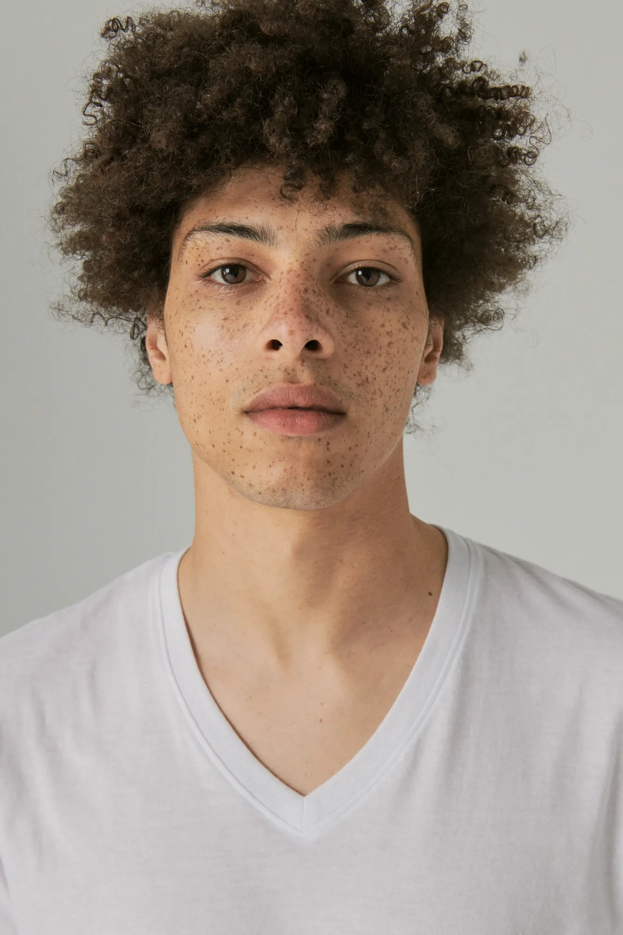 3 PACK V NECK UNDERSHIRT TEE, image 6