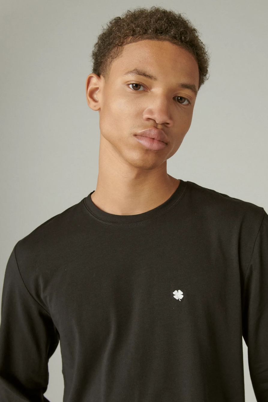 LONG SLEEVE CREW TEE STRETCH, image 3