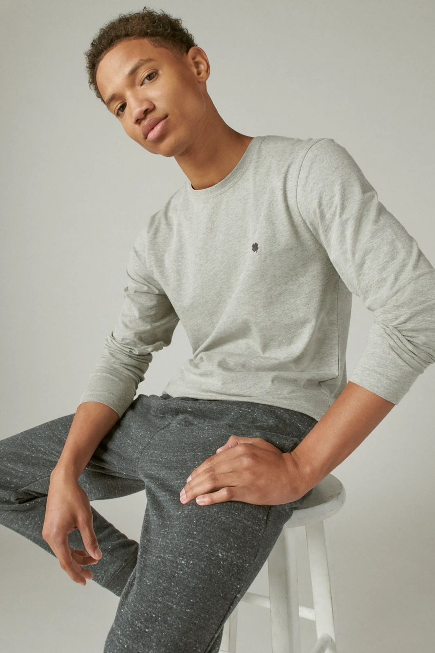 LONG SLEEVE CREW TEE STRETCH, image 4