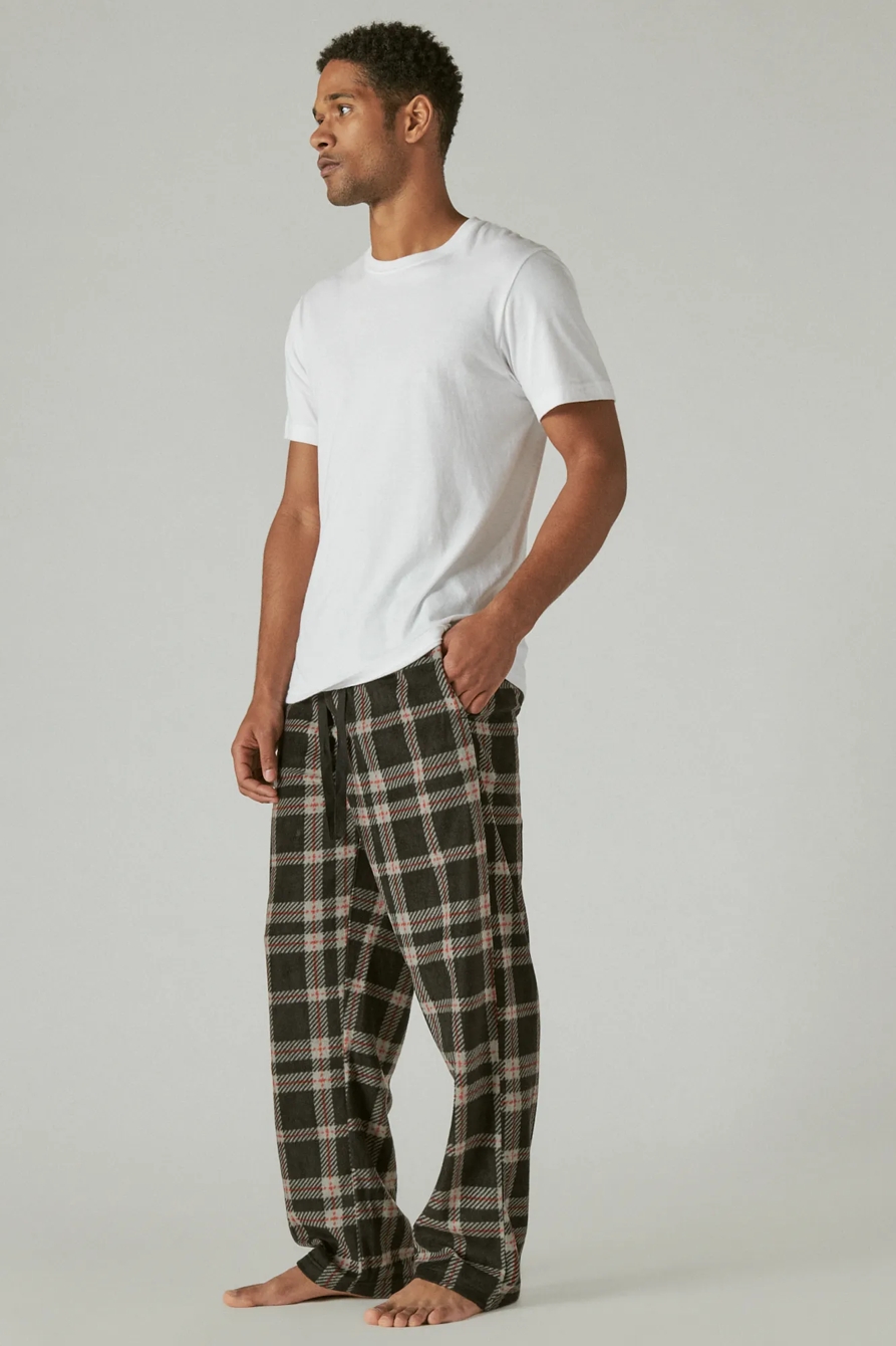 PLAID FLEECE PANT, image 2