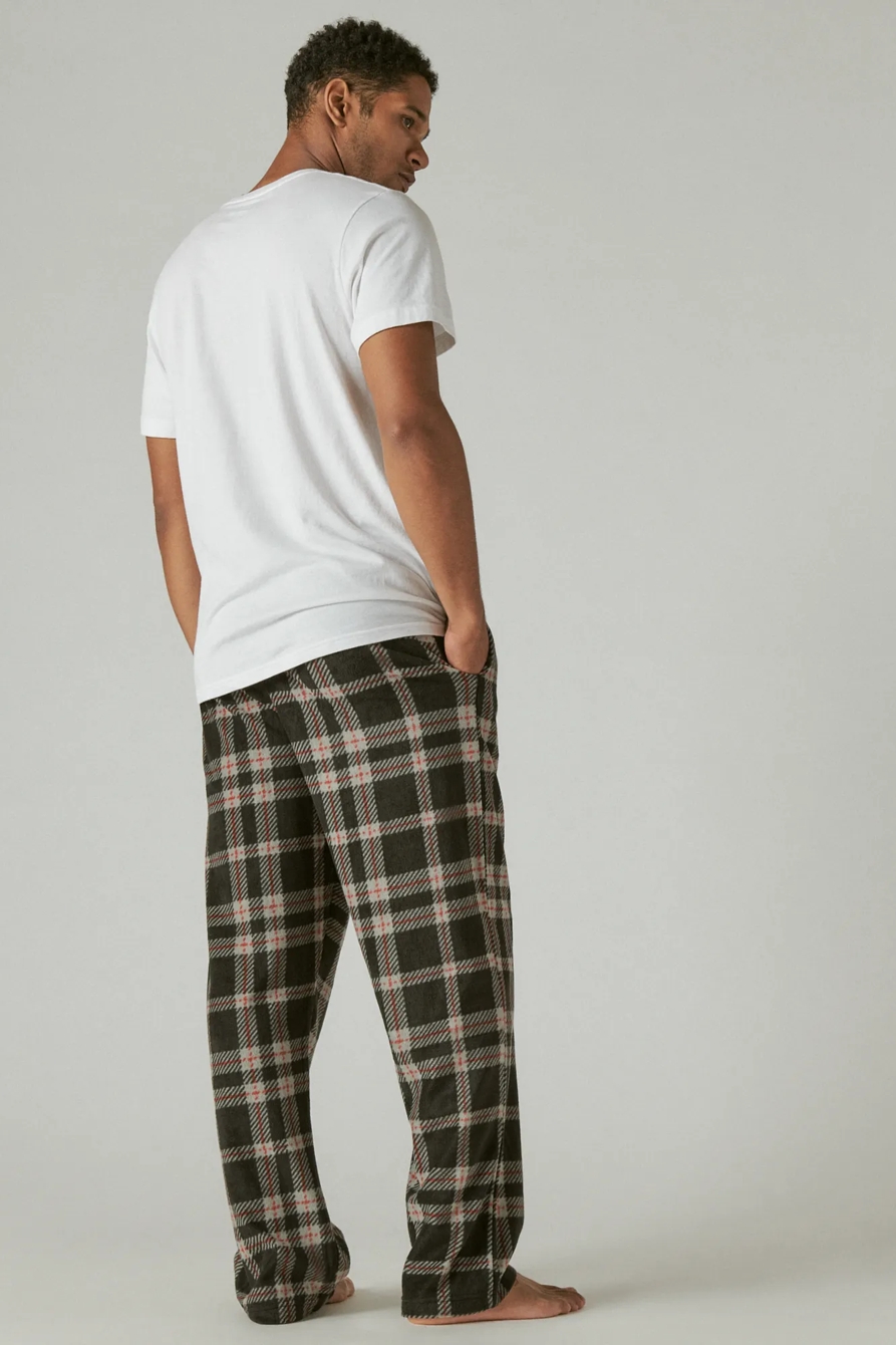 PLAID FLEECE PANT, image 3