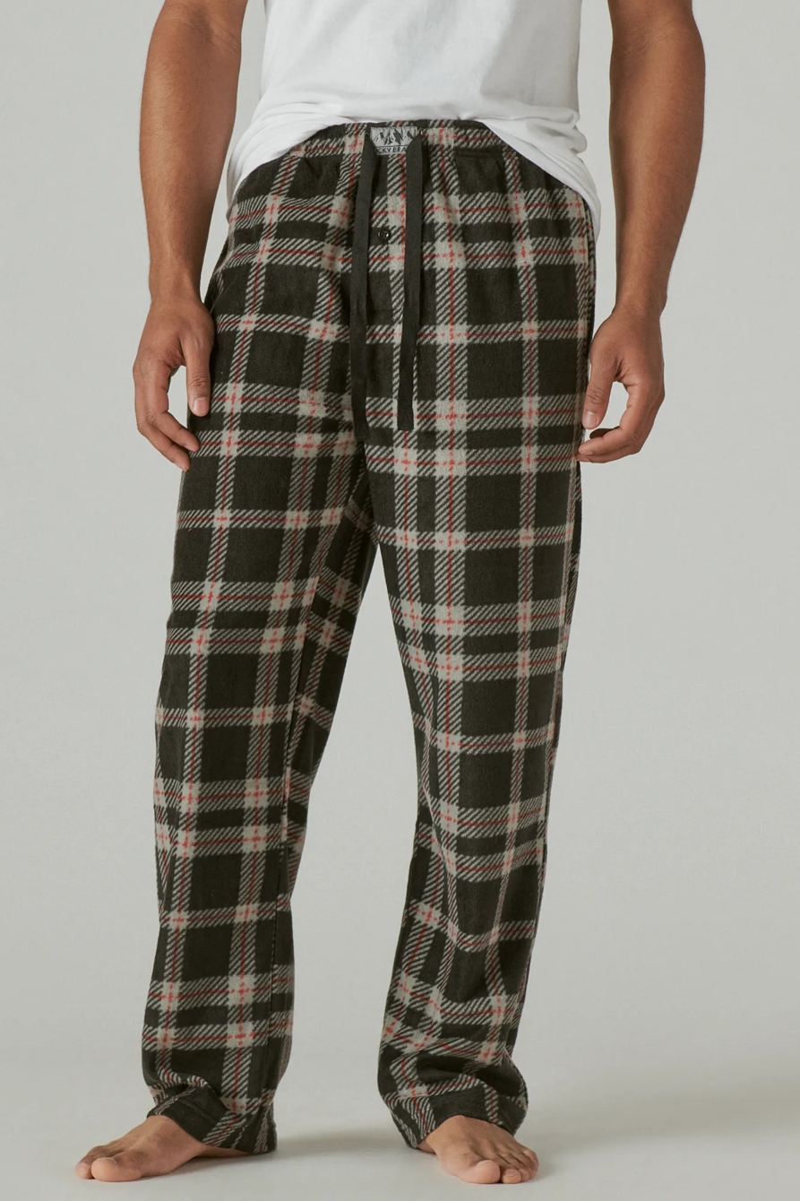 PLAID FLEECE PANT, image 4