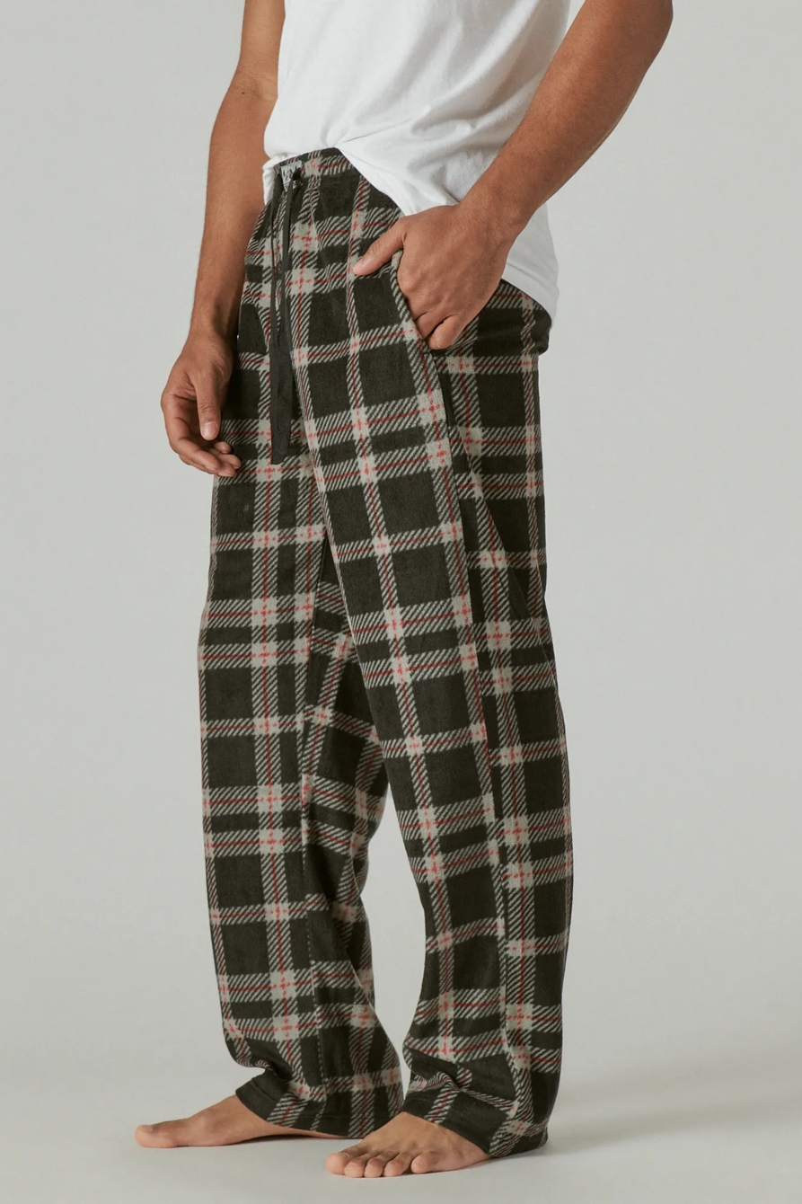 PLAID FLEECE PANT, image 5