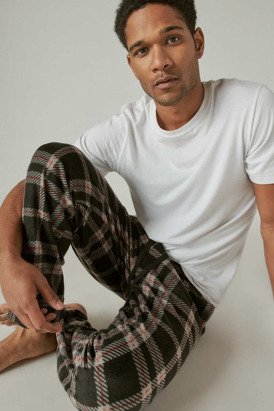 PLAID FLEECE PANT, image 7