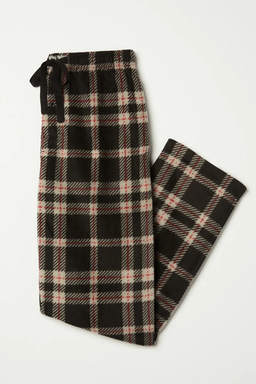 PLAID FLEECE PANT, image 8
