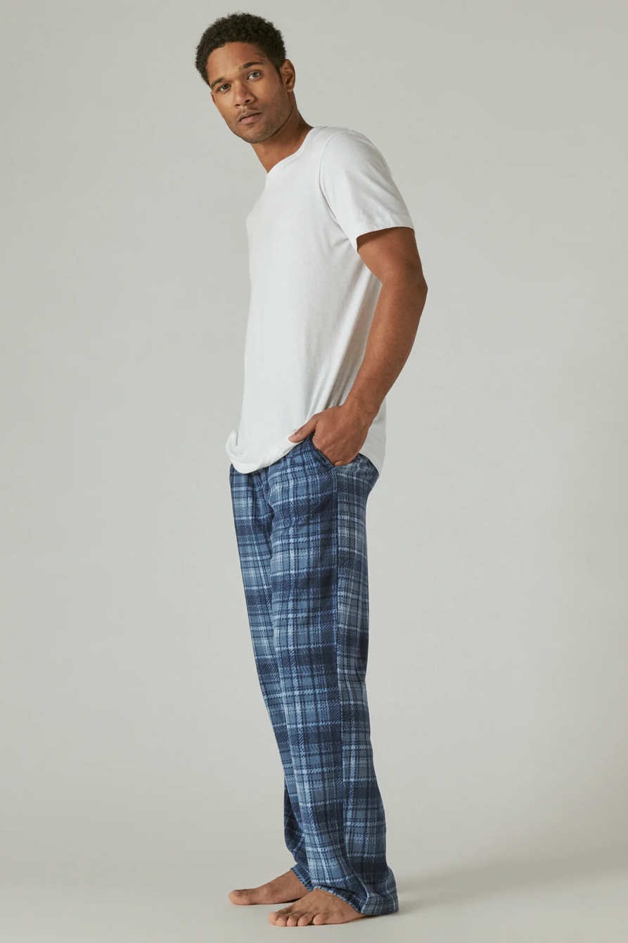 PLAID FLEECE PANT, image 2