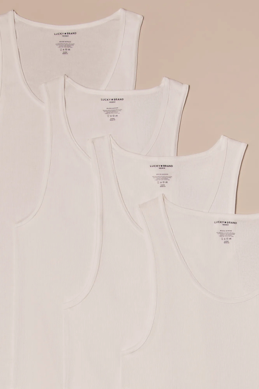 4 PACK A-SHIRT TANK TOPS, image 2