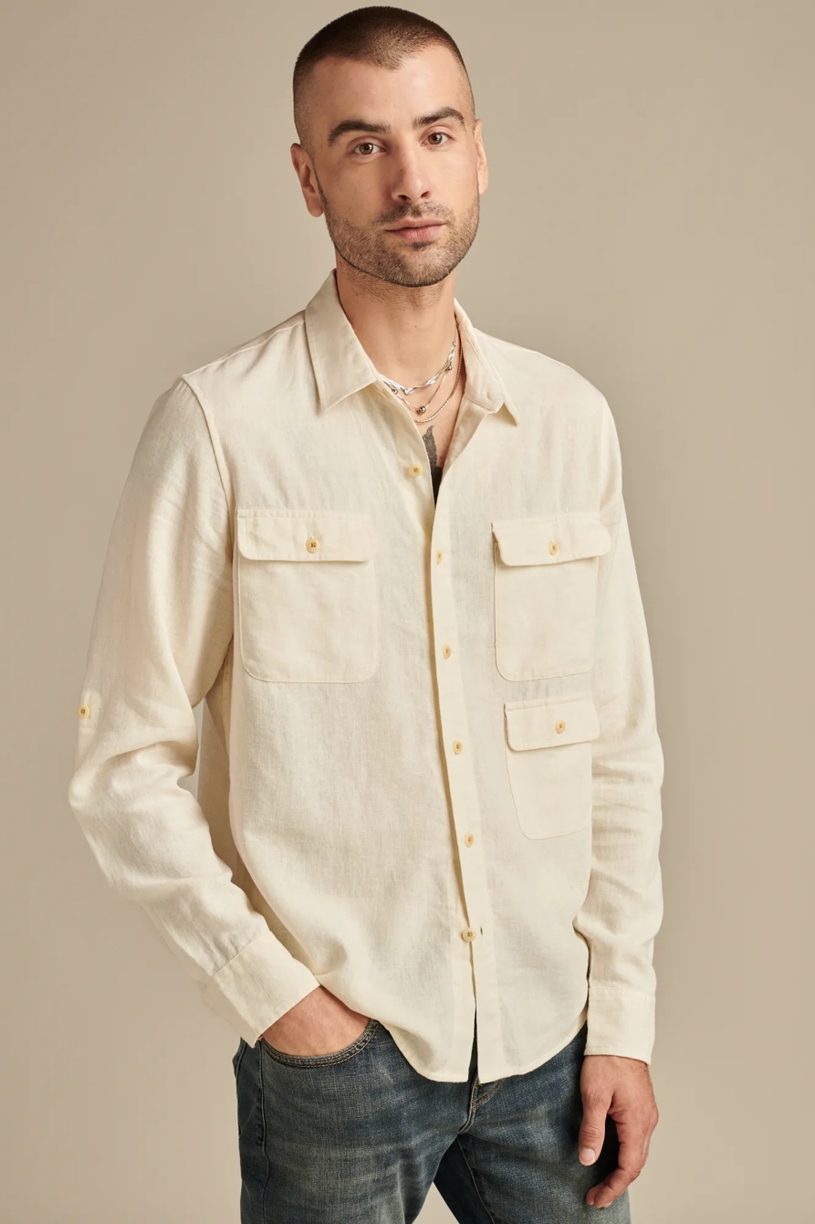 LONG SLEEVE SAFARI SHIRT, image 3