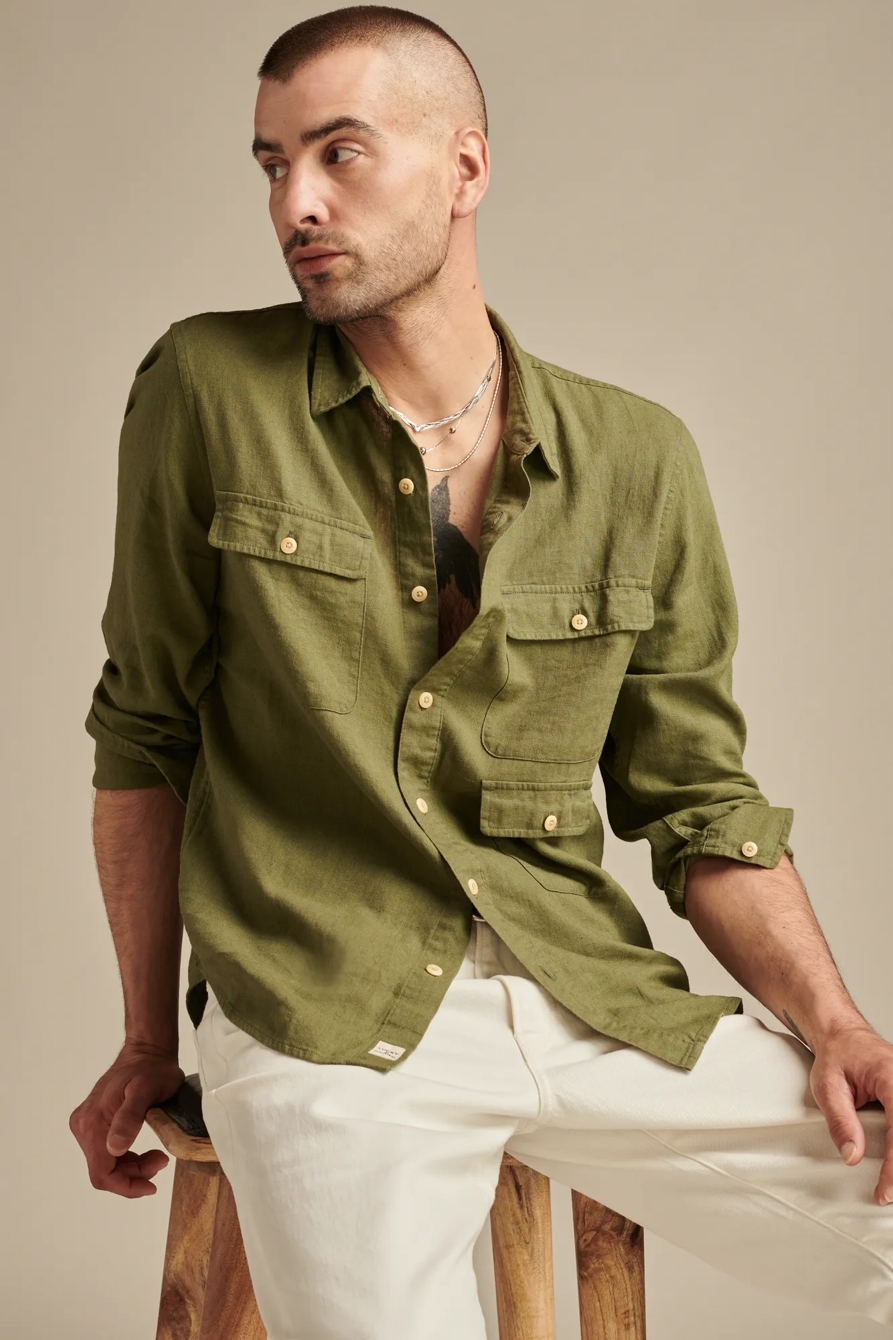 LONG SLEEVE SAFARI SHIRT, image 2