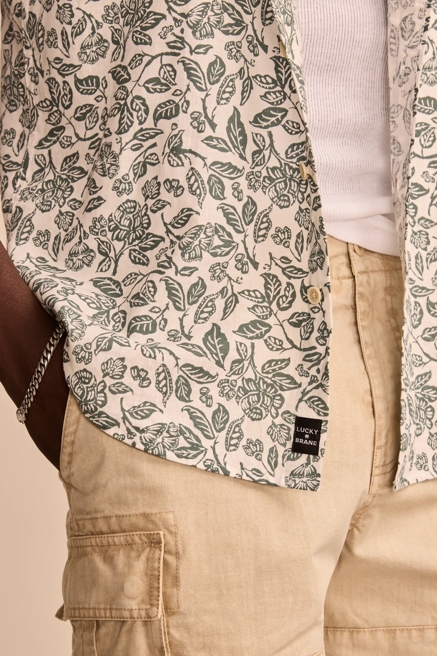 FLORAL PRINTED SHORT SLEEVE SHIRT, image 2