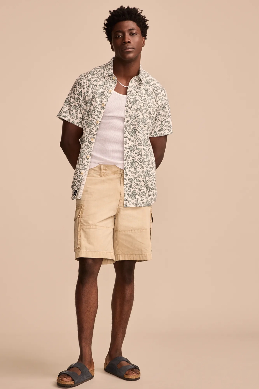 FLORAL PRINTED SHORT SLEEVE SHIRT, image 3