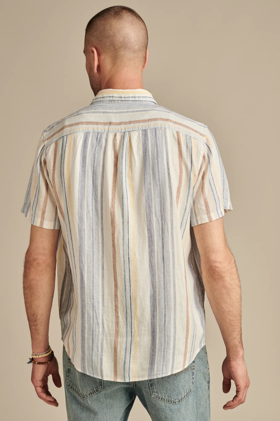 SHORT SLEEVE LINEN SAN GABRIEL SHIRT, image 4