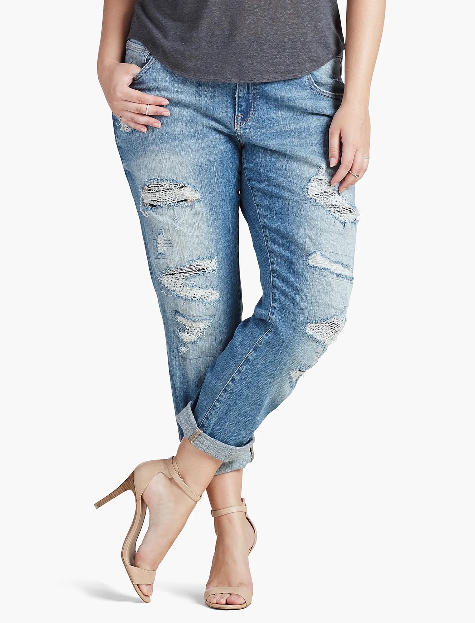 PLUS SIZE REESE BOYFRIEND JEAN IN SAN MARCOS, image 1