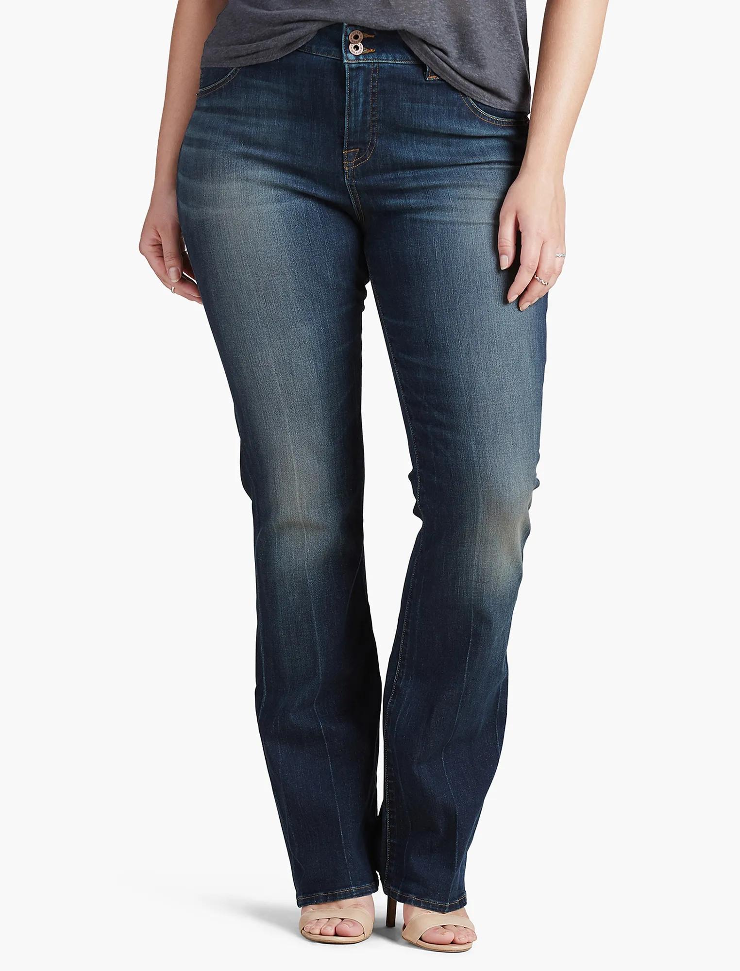 PLUS SIZE EMMA BOOTCUT JEAN IN IRVINE, image 1