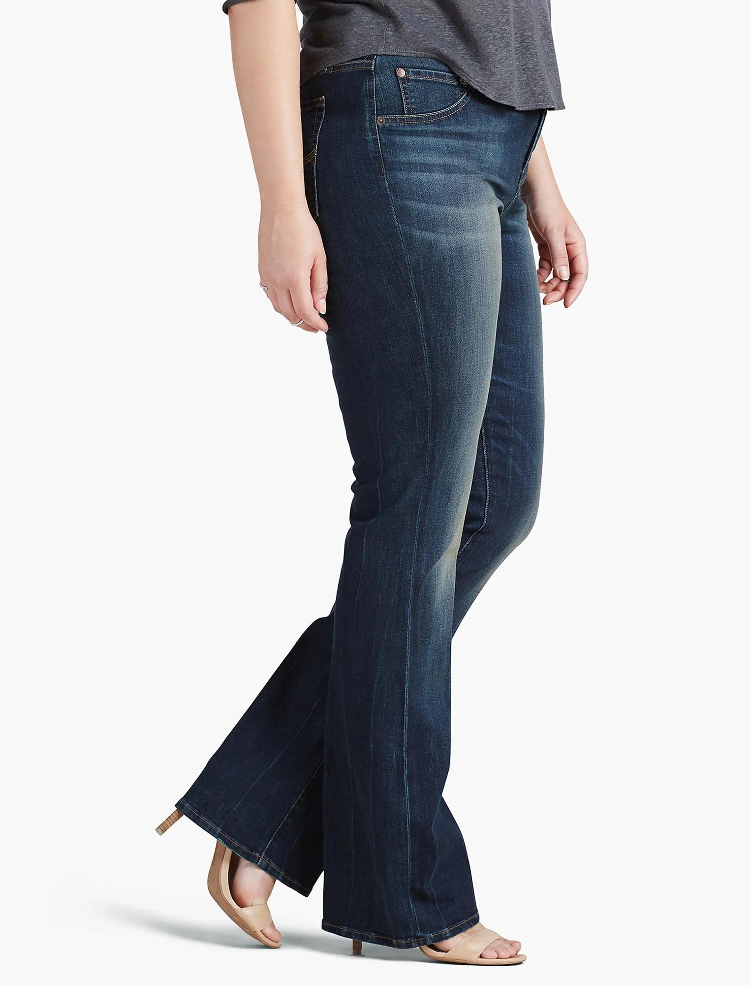 PLUS SIZE EMMA BOOTCUT JEAN IN IRVINE, image 2