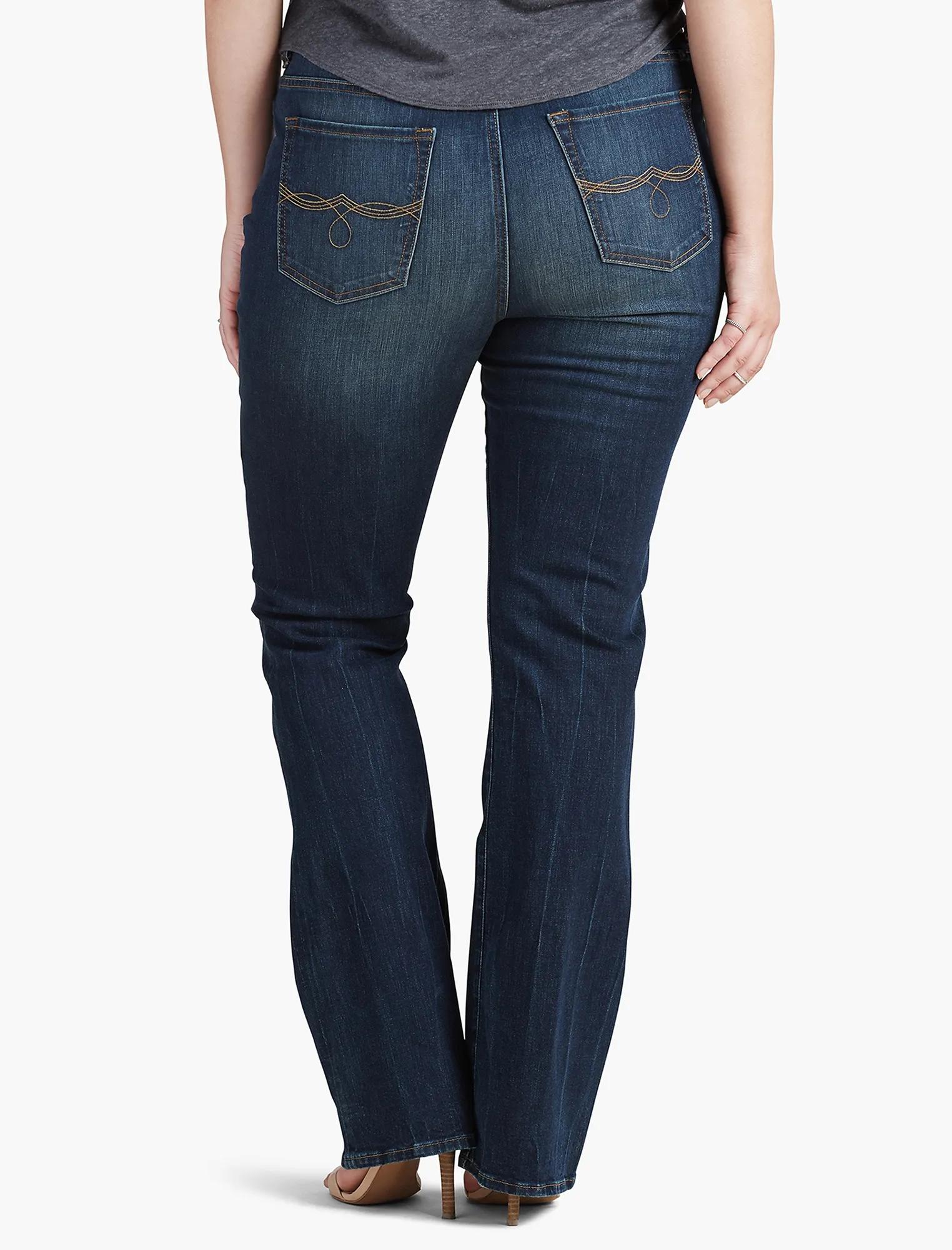 PLUS SIZE EMMA BOOTCUT JEAN IN IRVINE, image 3