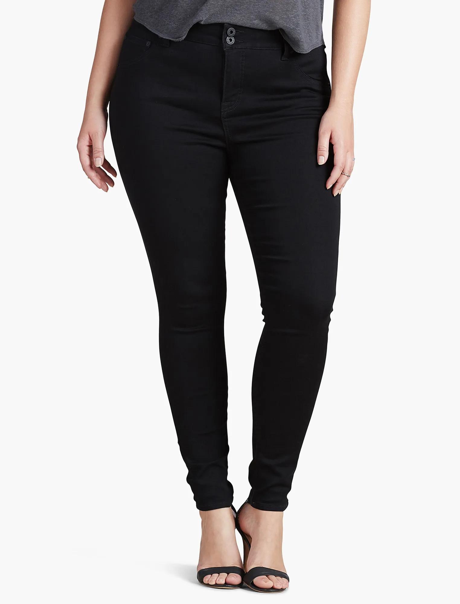 PLUS SIZE EMMA SUPER SKINNY JEAN IN BELL, image 1