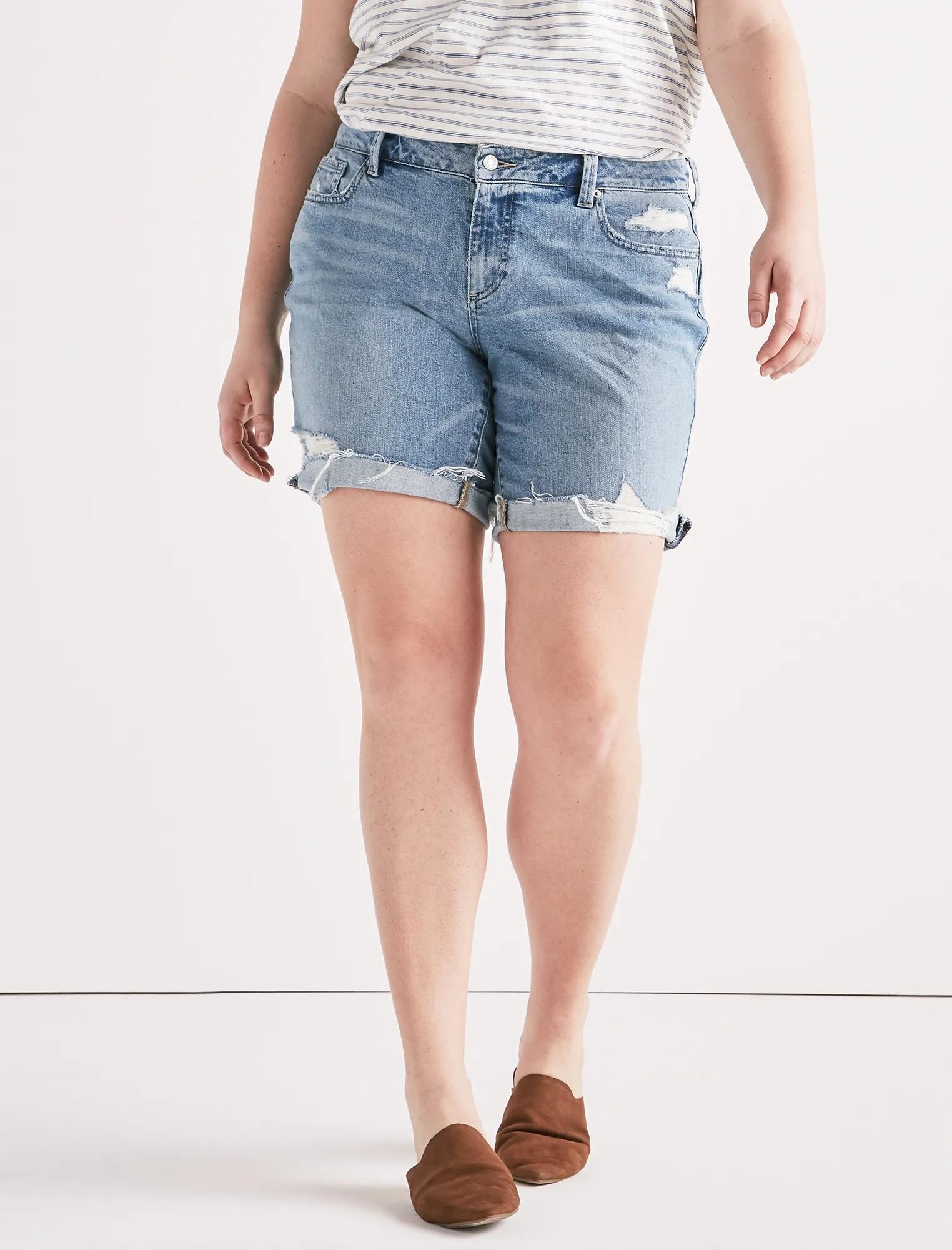 Plus Georgia Roll Up Jean Short, image 1