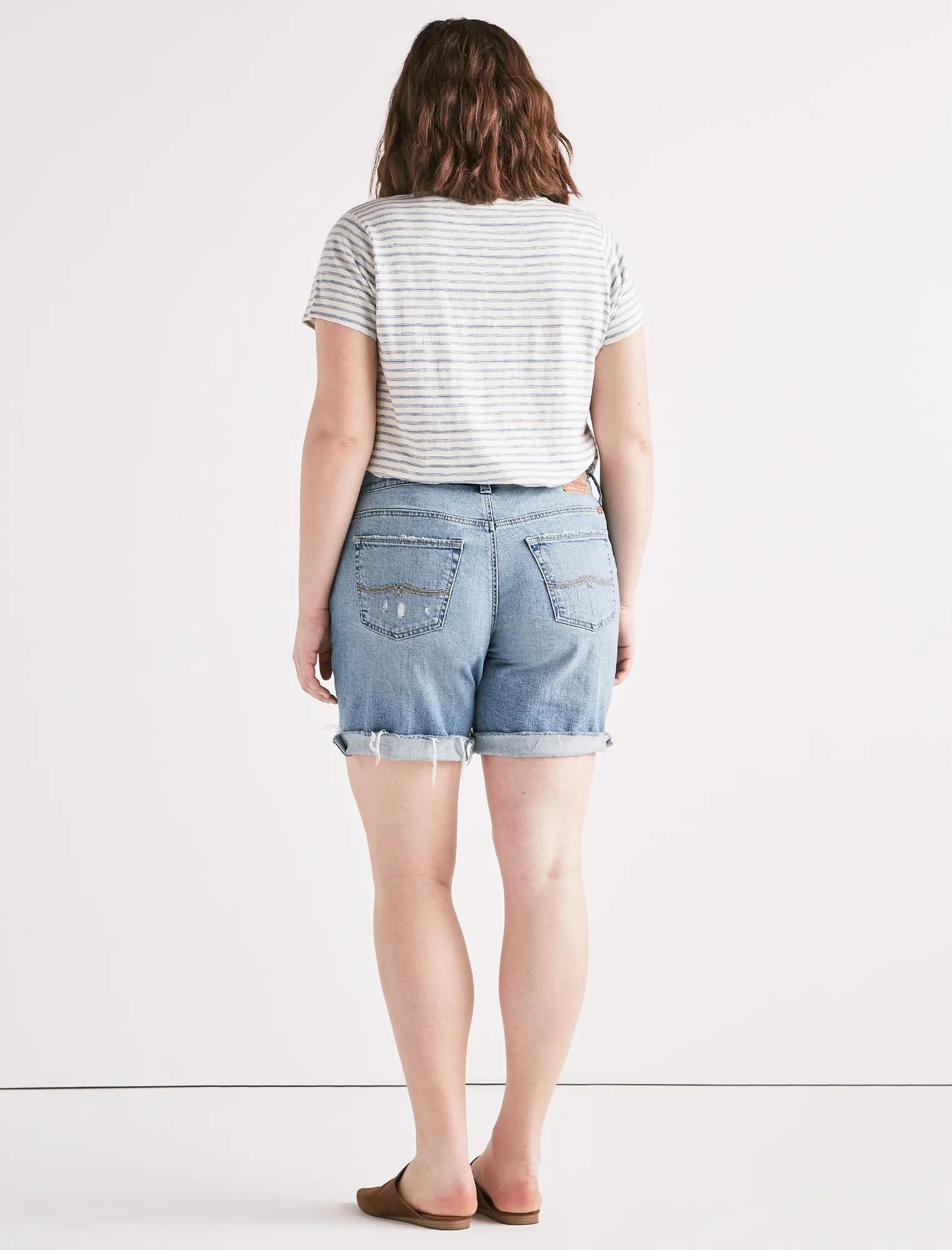 Plus Georgia Roll Up Jean Short, image 3