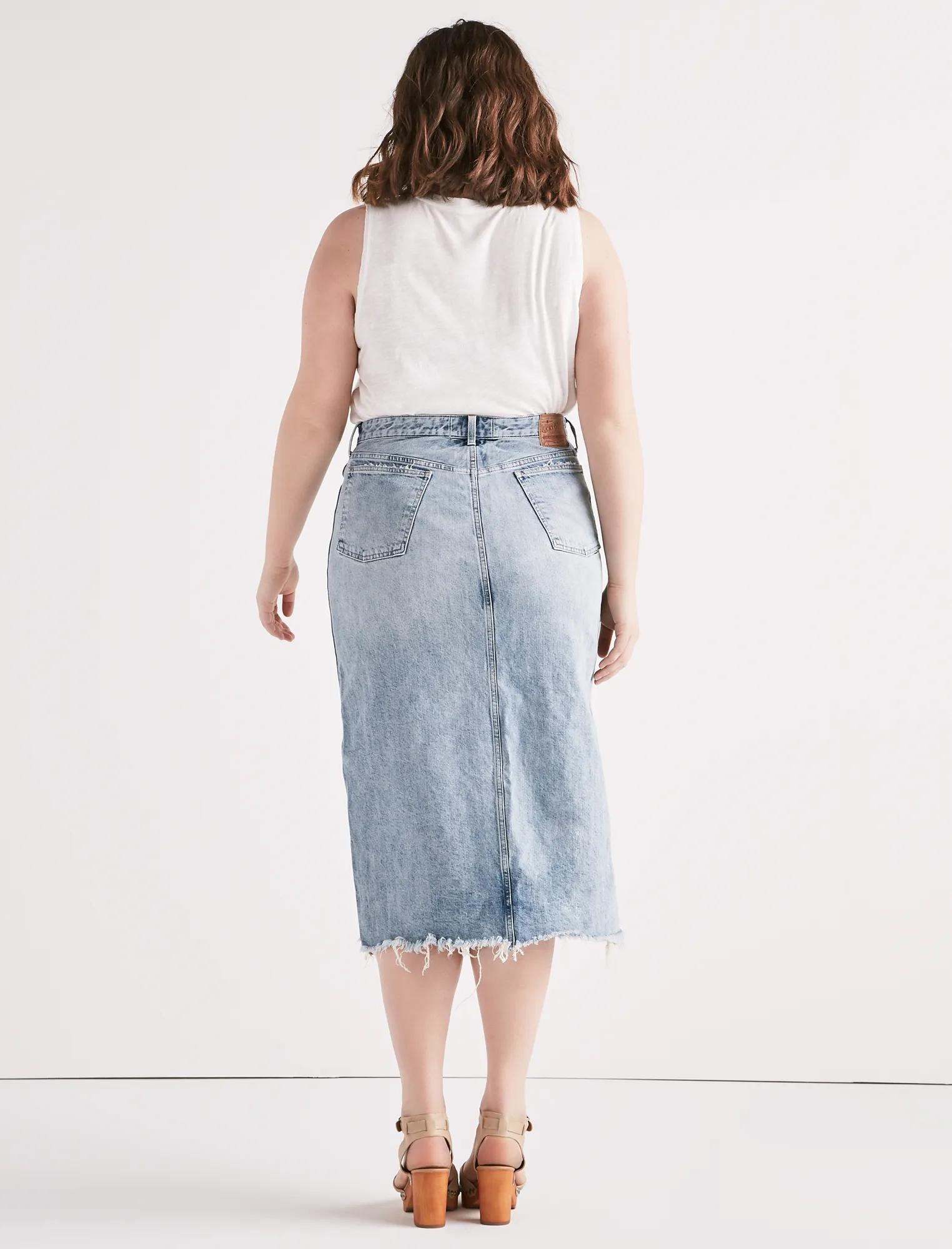 FRONT SLIT SKIRT, image 3