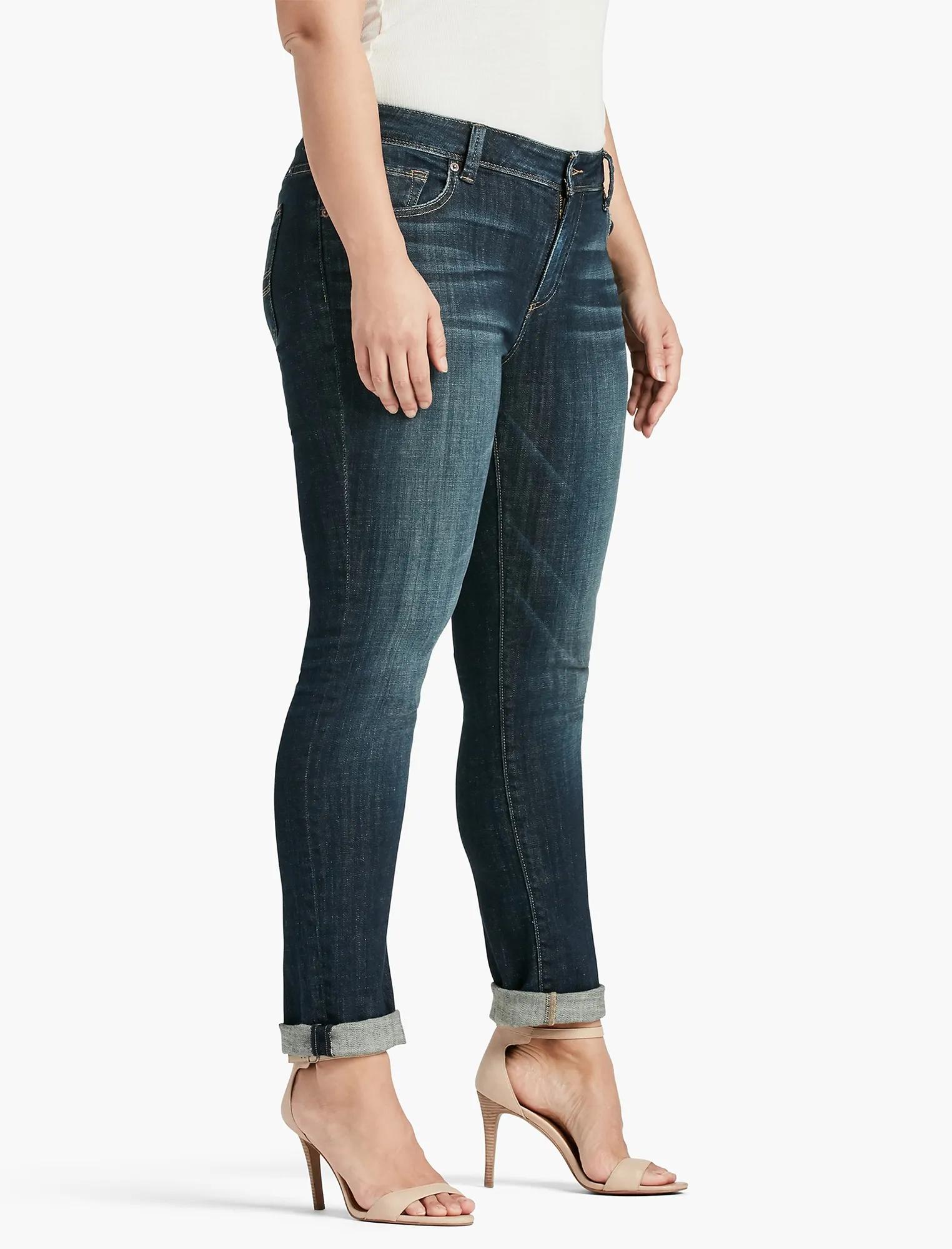 PLUS SIZE REESE BOYFRIEND JEAN IN MATIRA, image 1