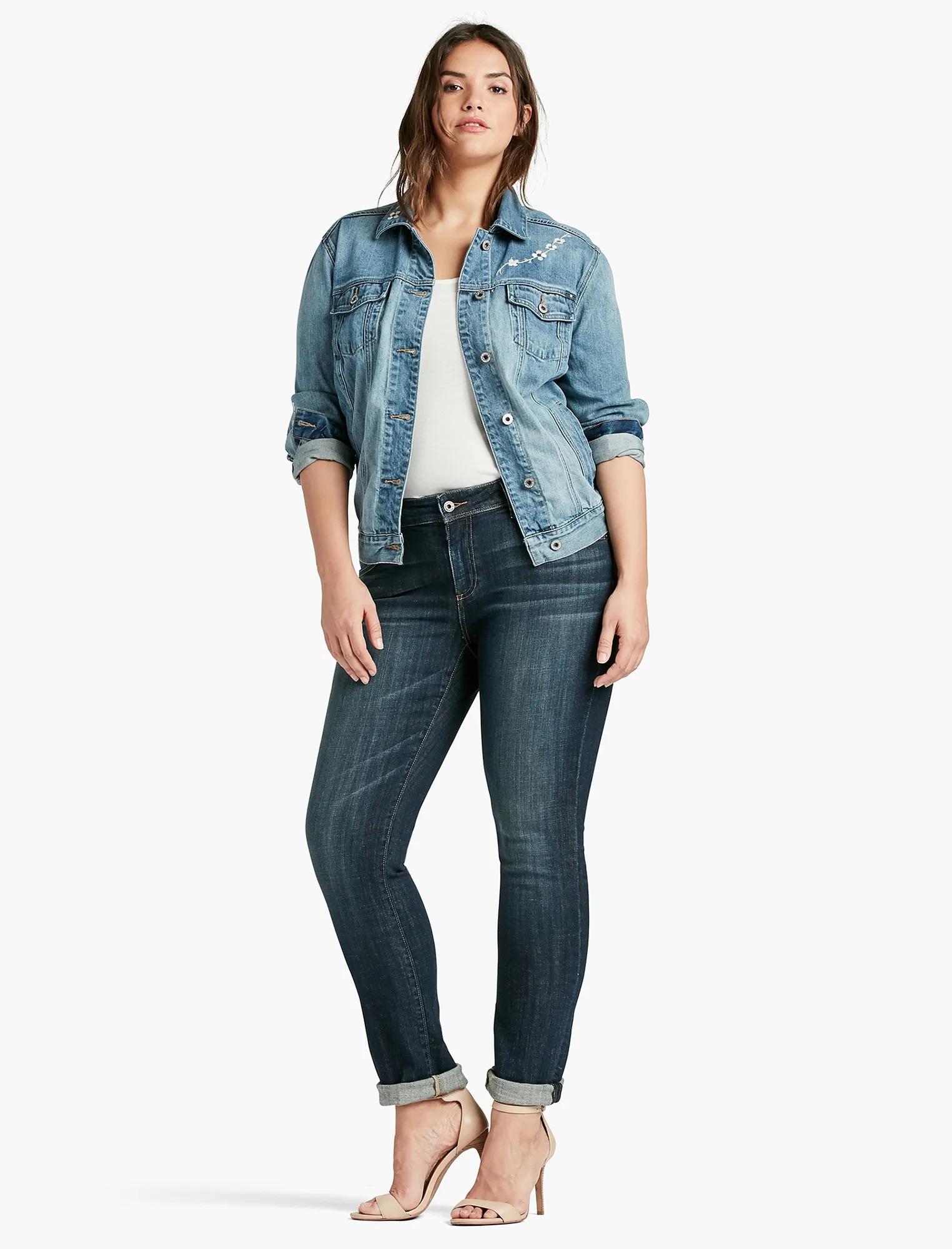 PLUS SIZE REESE BOYFRIEND JEAN IN MATIRA, image 2