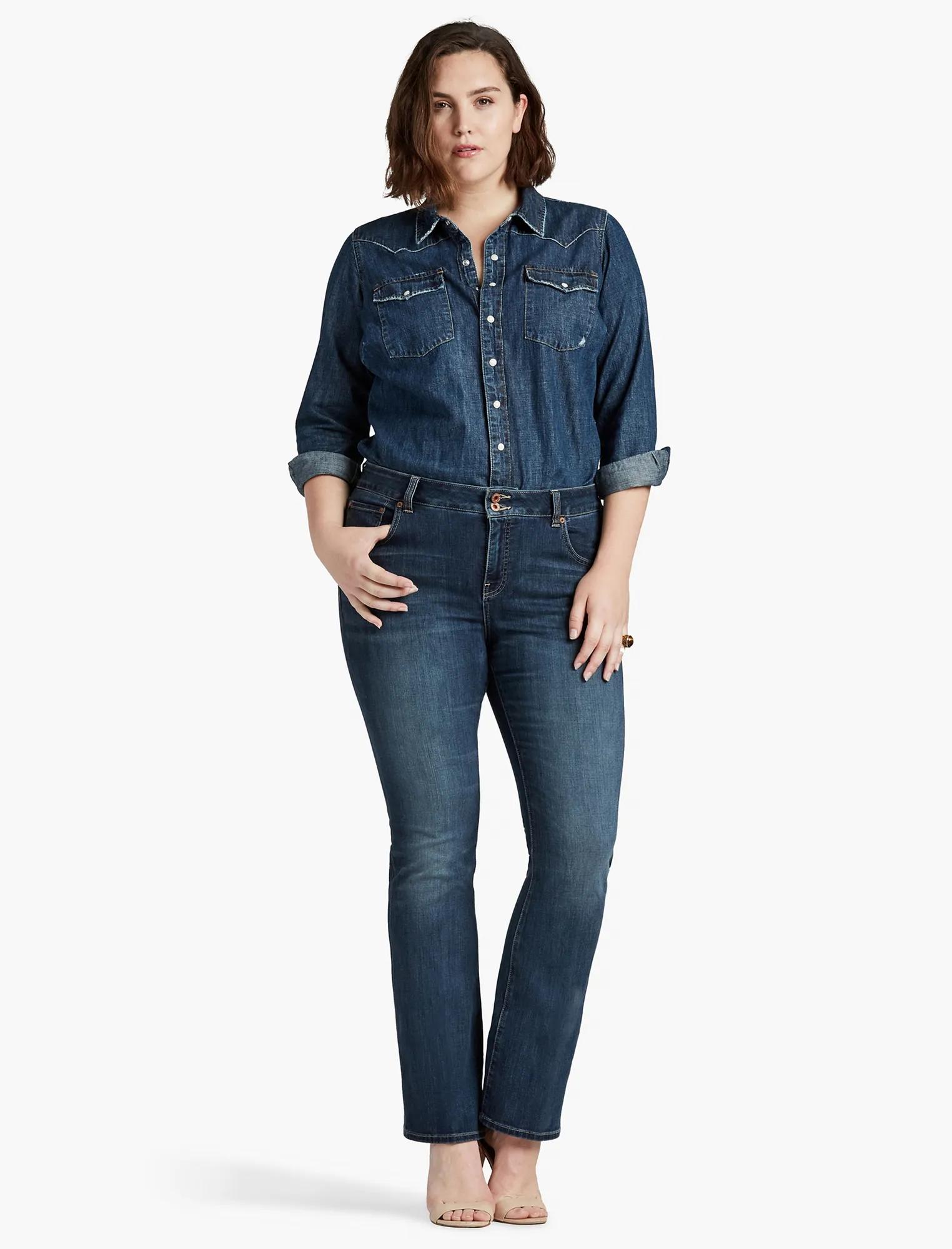 PLUS SIZE EMMA BOOTCUT JEAN IN GREAT FALLS, image 2