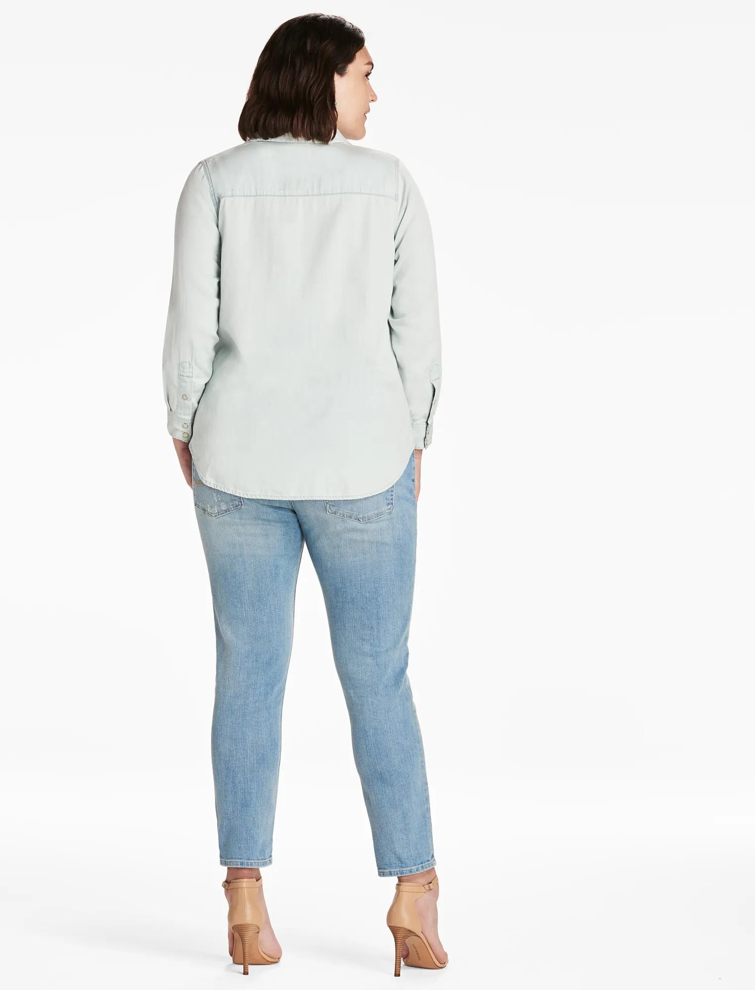 PLUS SIZE WESTERN SHIRT IN SHERMAN, image 3