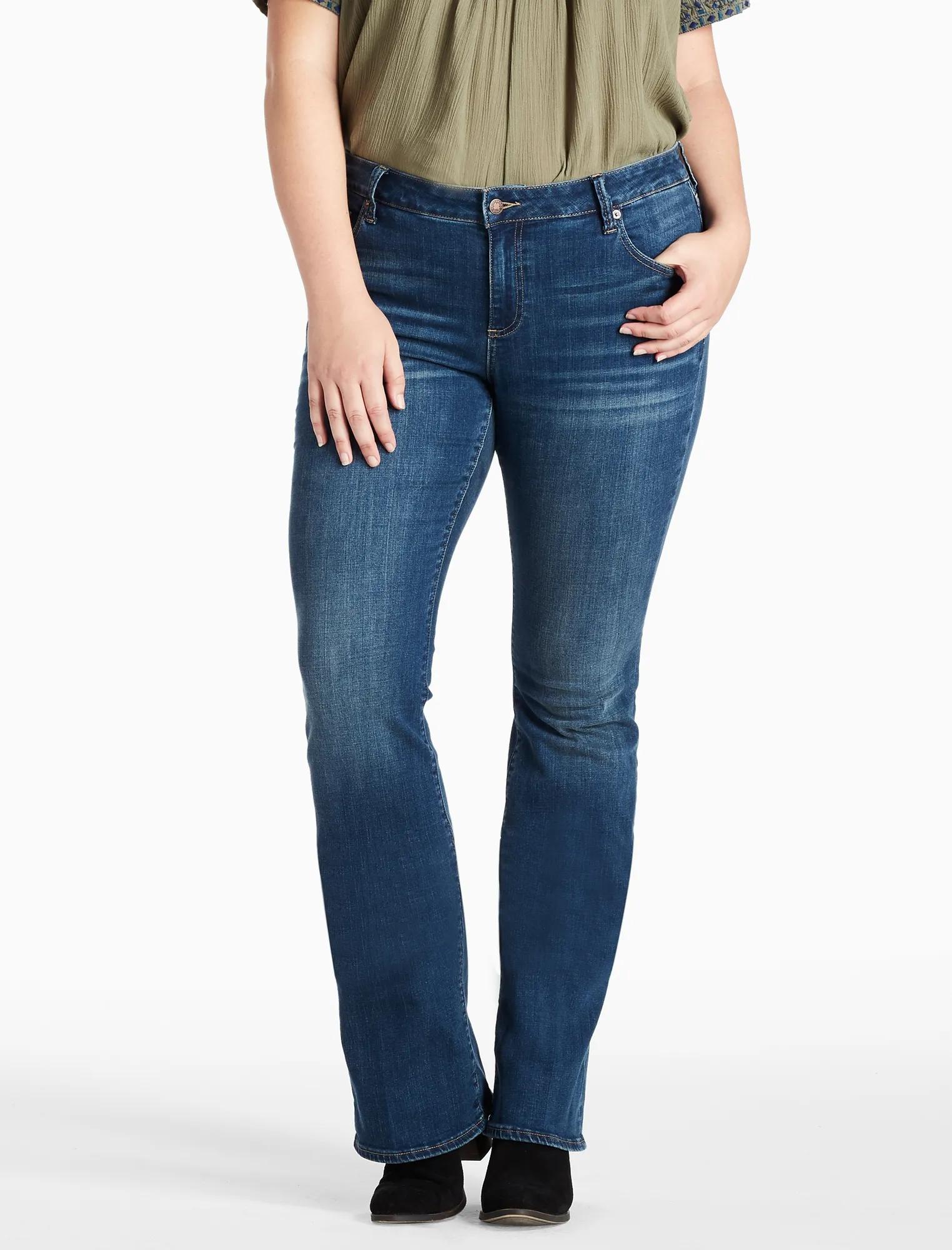 PLUS SIZE GINGER BOOTCUT JEAN IN ROCKWALL, image 1