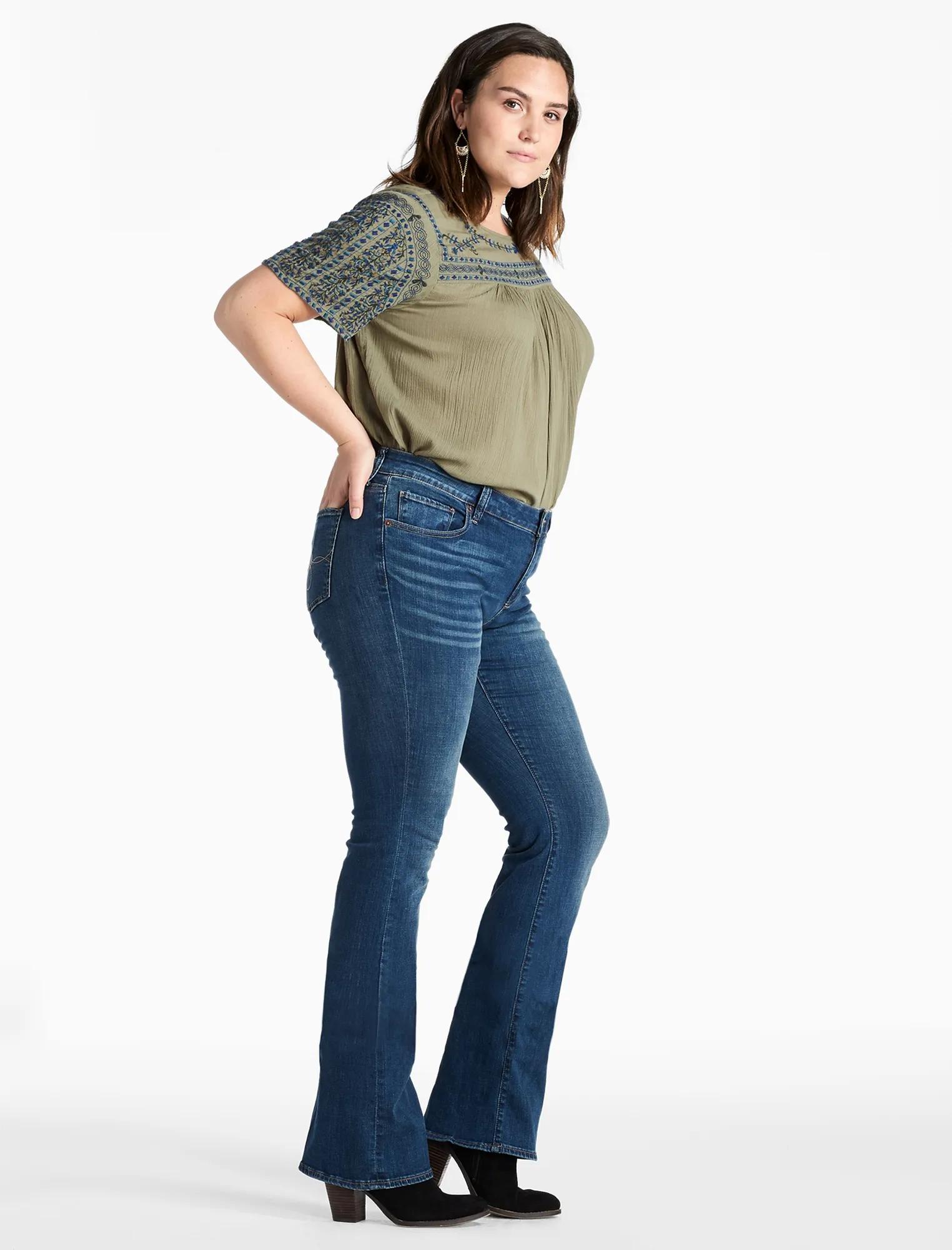 PLUS SIZE GINGER BOOTCUT JEAN IN ROCKWALL, image 2