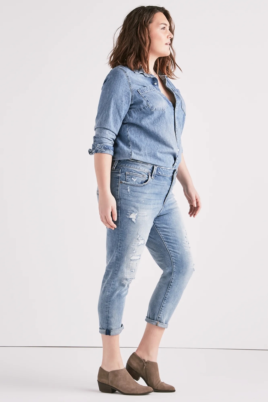 PLUS REESE BOYFRIEND JEAN, image 2