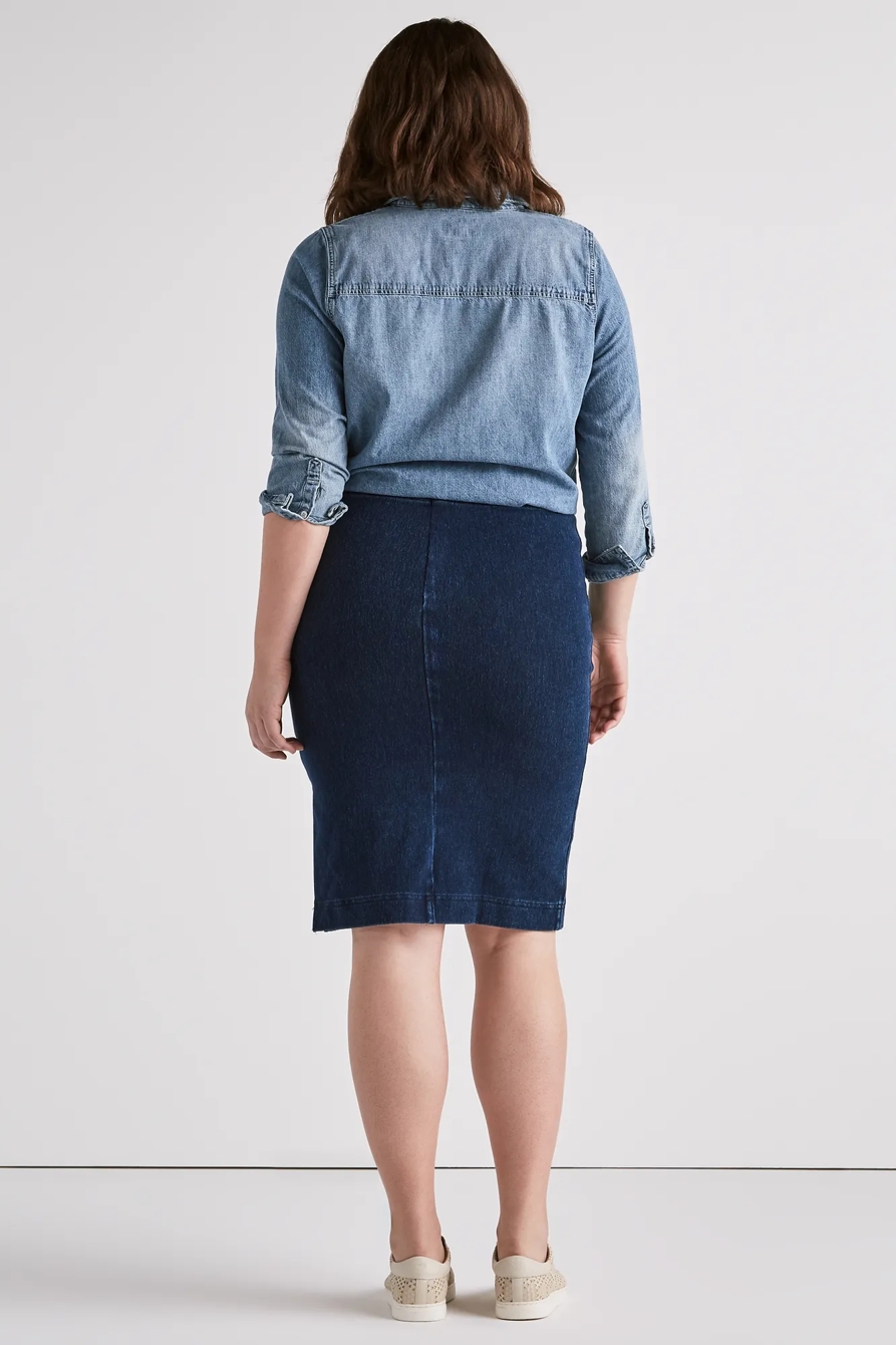 DARK KNIT SKIRT, image 3