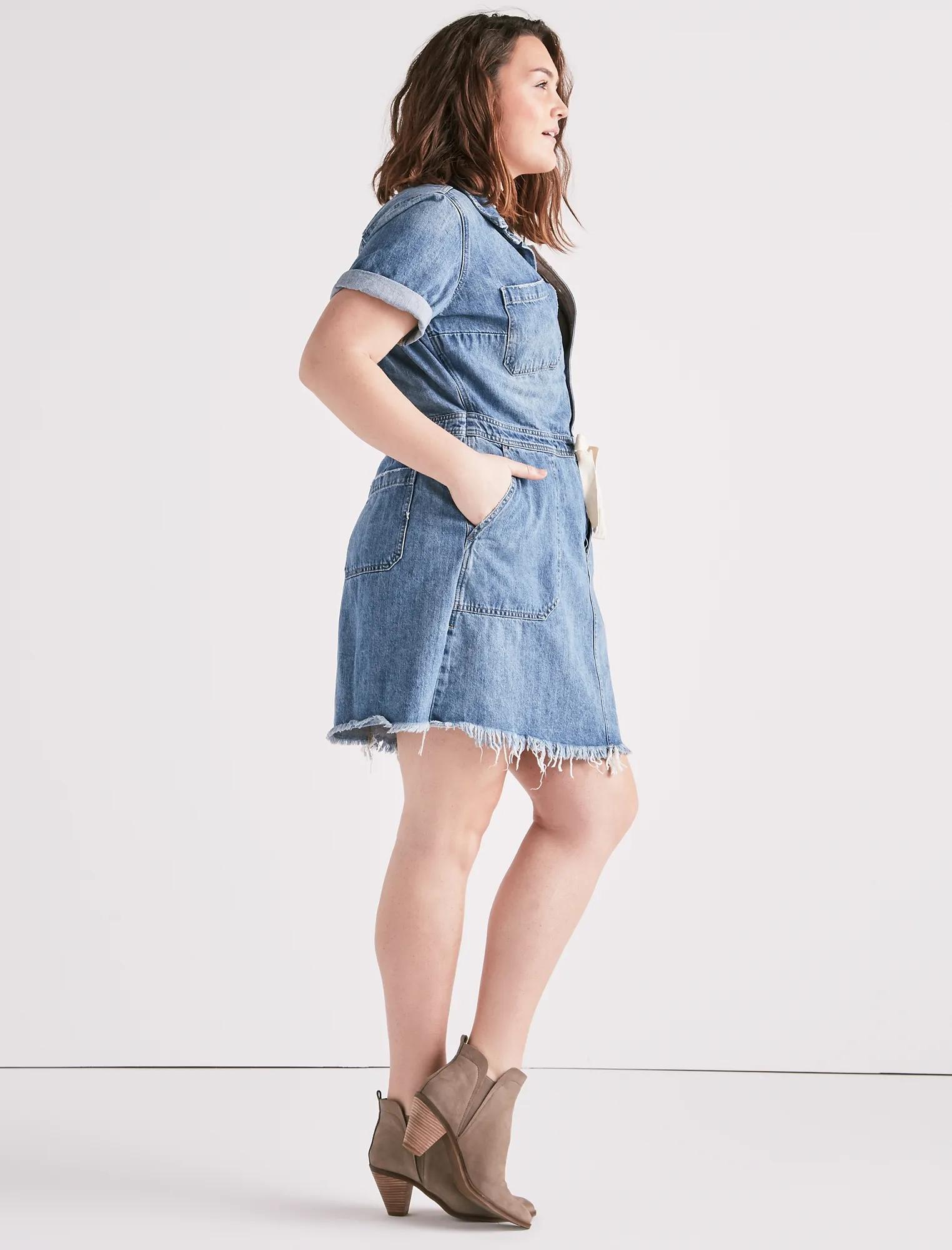 PLUS SIZE DRAWSTRING DRESS IN SEVILLE, image 2