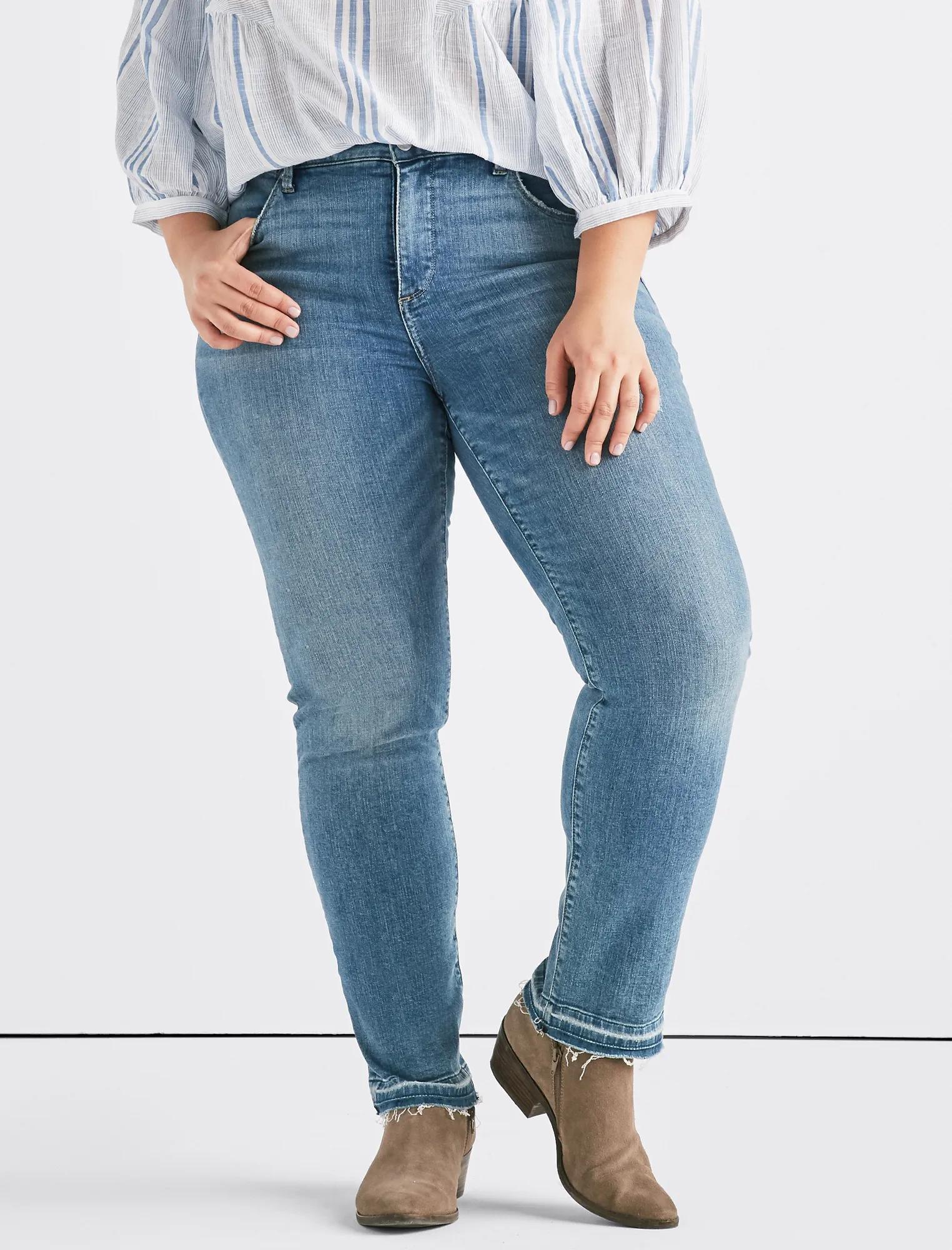 Plus Hayden High Rise Straight Jean, image 1