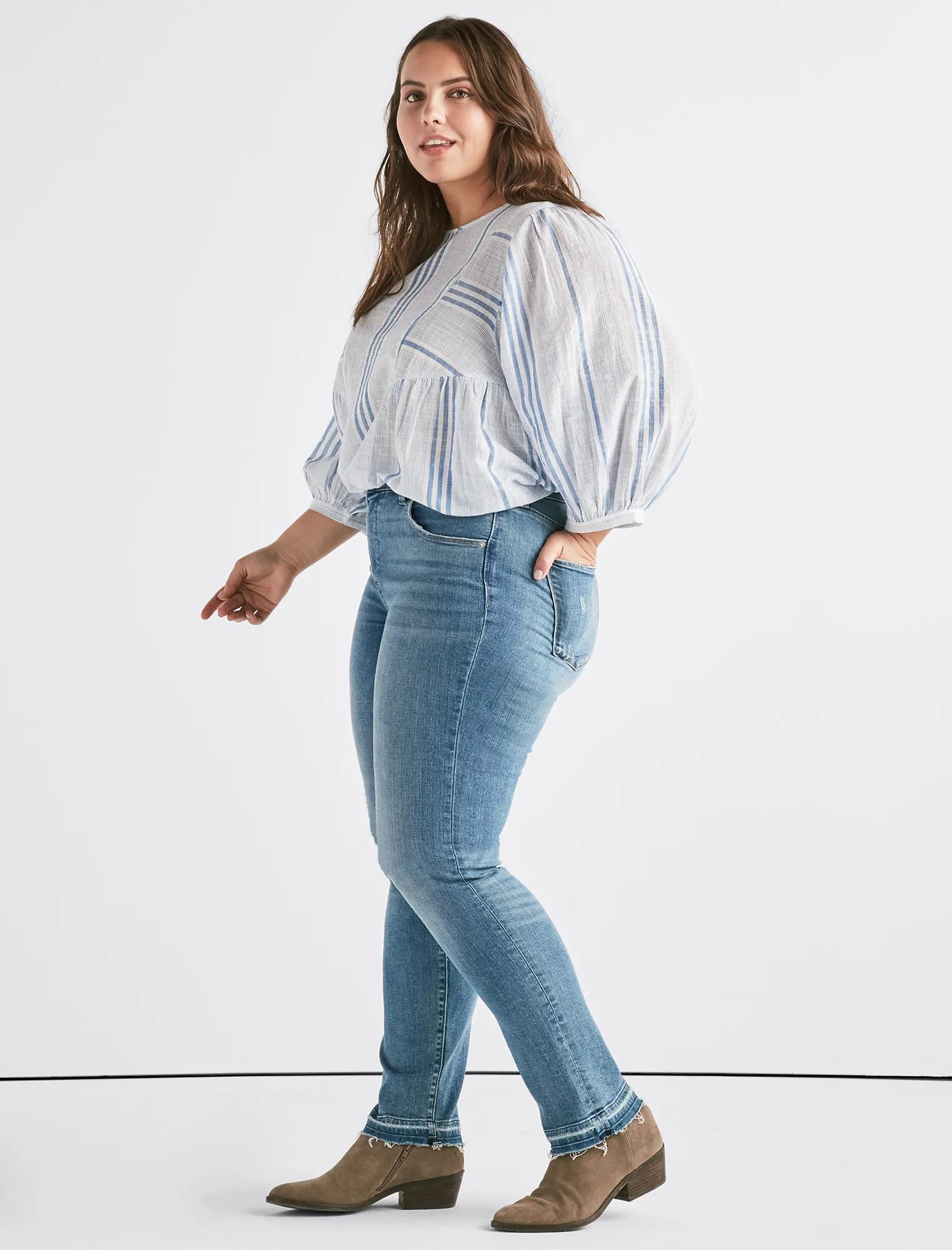 Plus Hayden High Rise Straight Jean, image 2