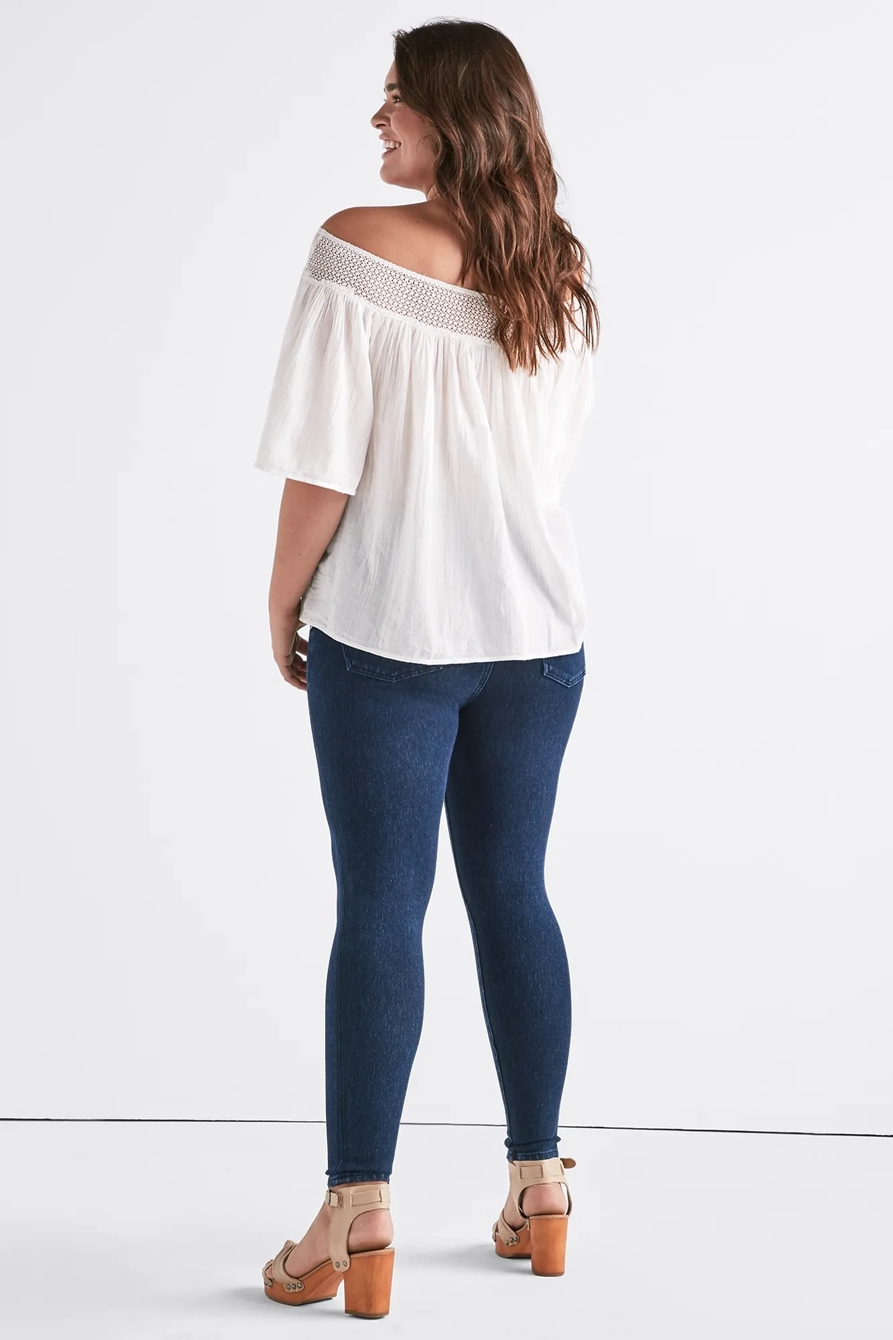 OFF SHOULDER CROCHET TOP, image 3