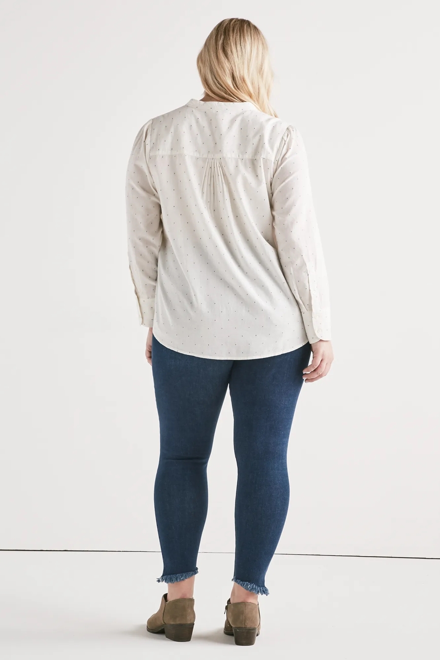 POLKA DOT PUFF SLEEVE SHIRT | Lucky Brand