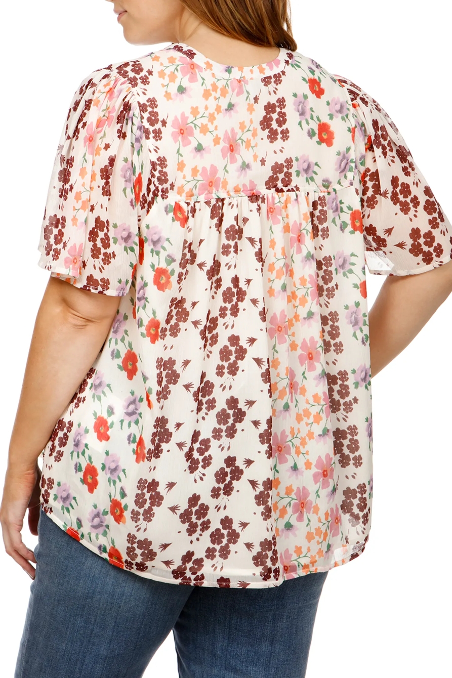 FLORAL TOP, image 3