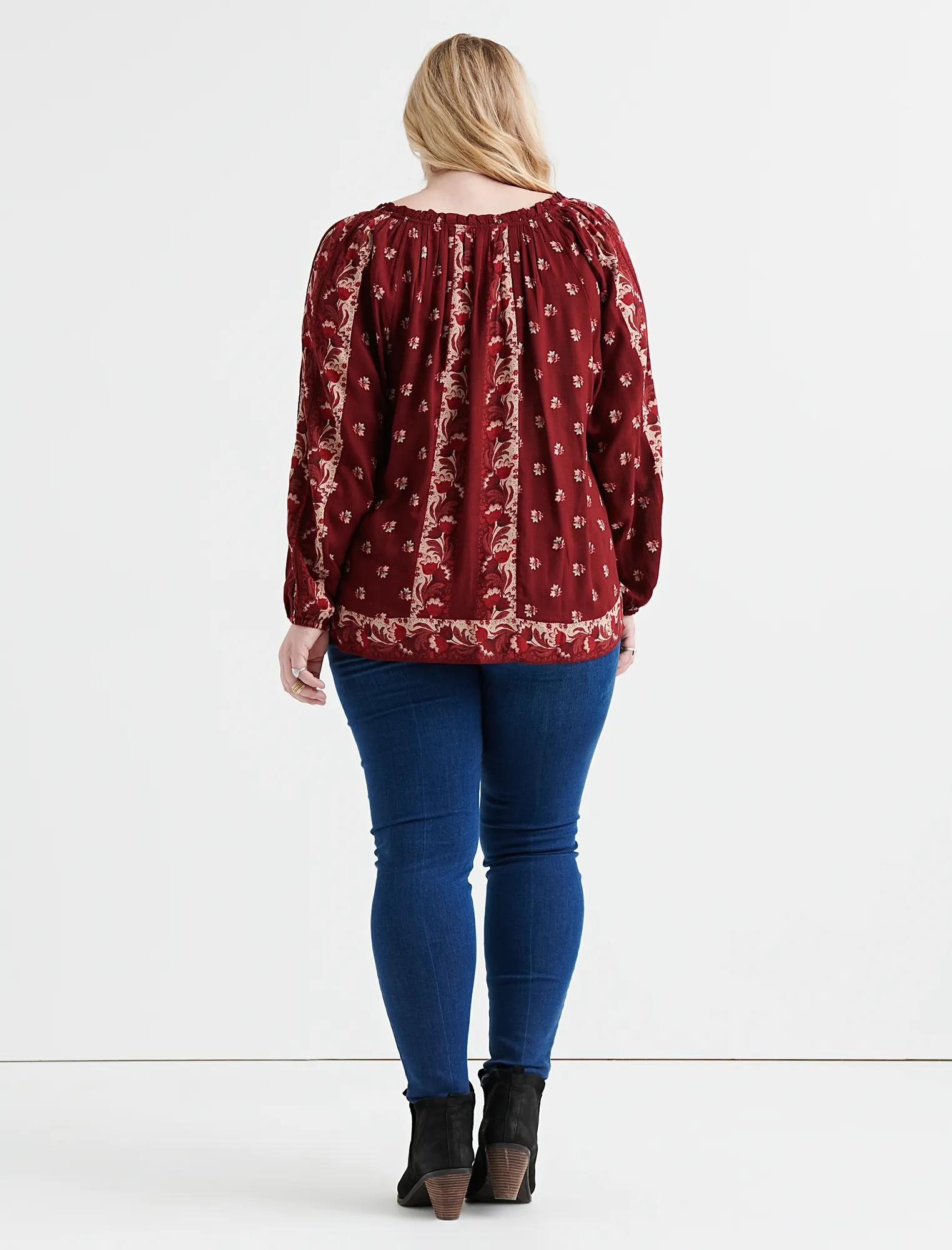BORDER PRINT TOP, image 3