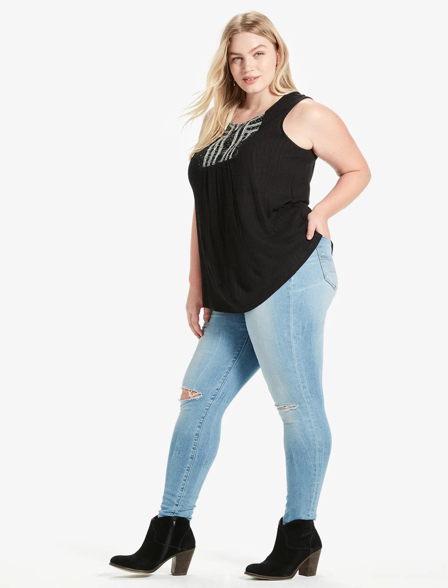 BEADED TANK, image 2