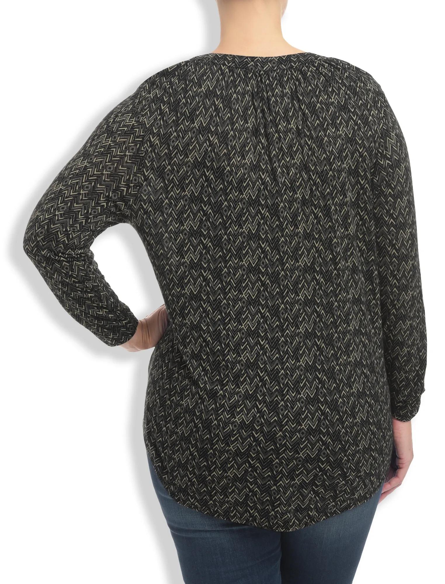 CHEVRON PRINT TOP, image 2