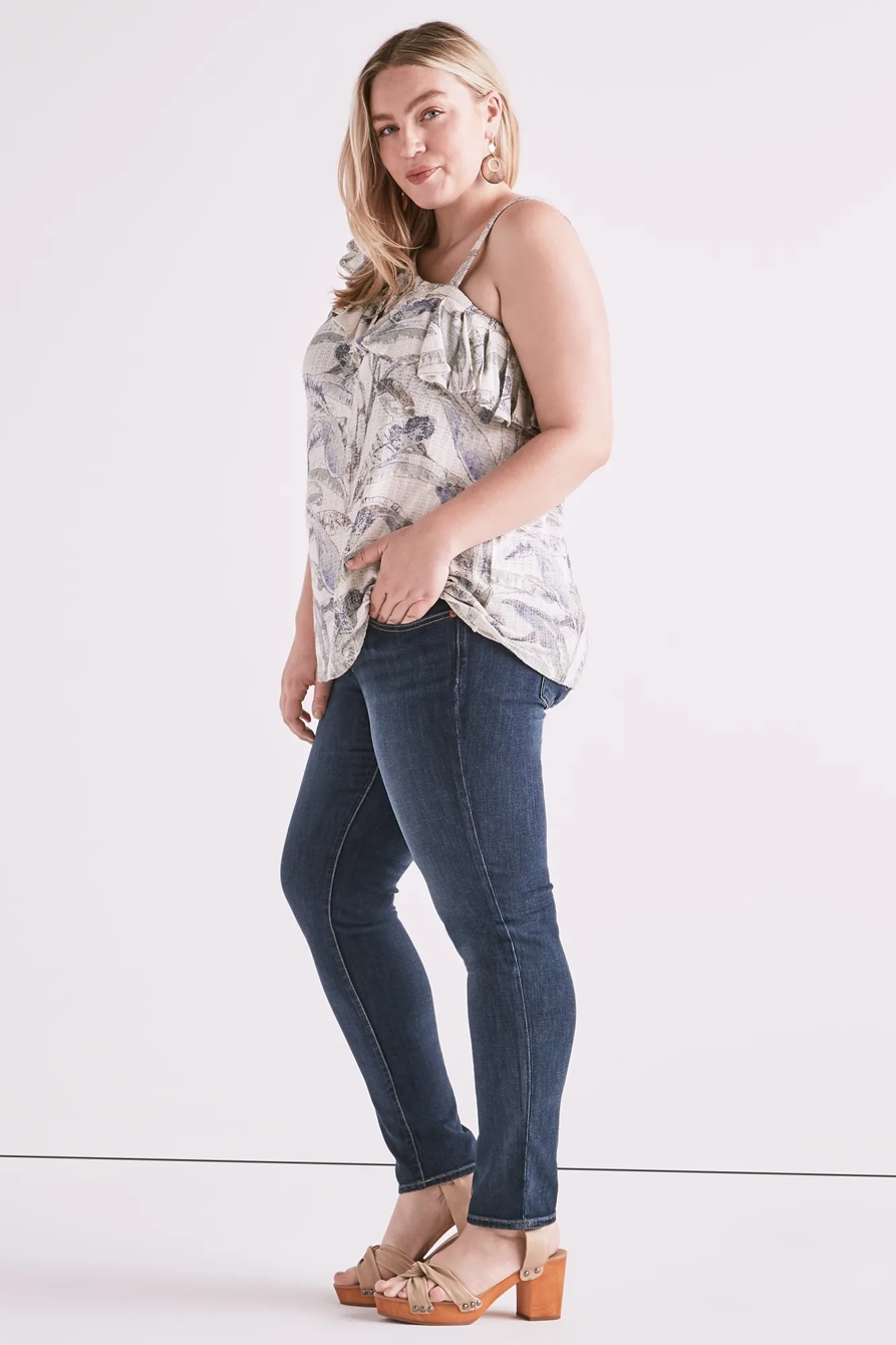 TROPICAL ONE SHOULDER TOP, image 2