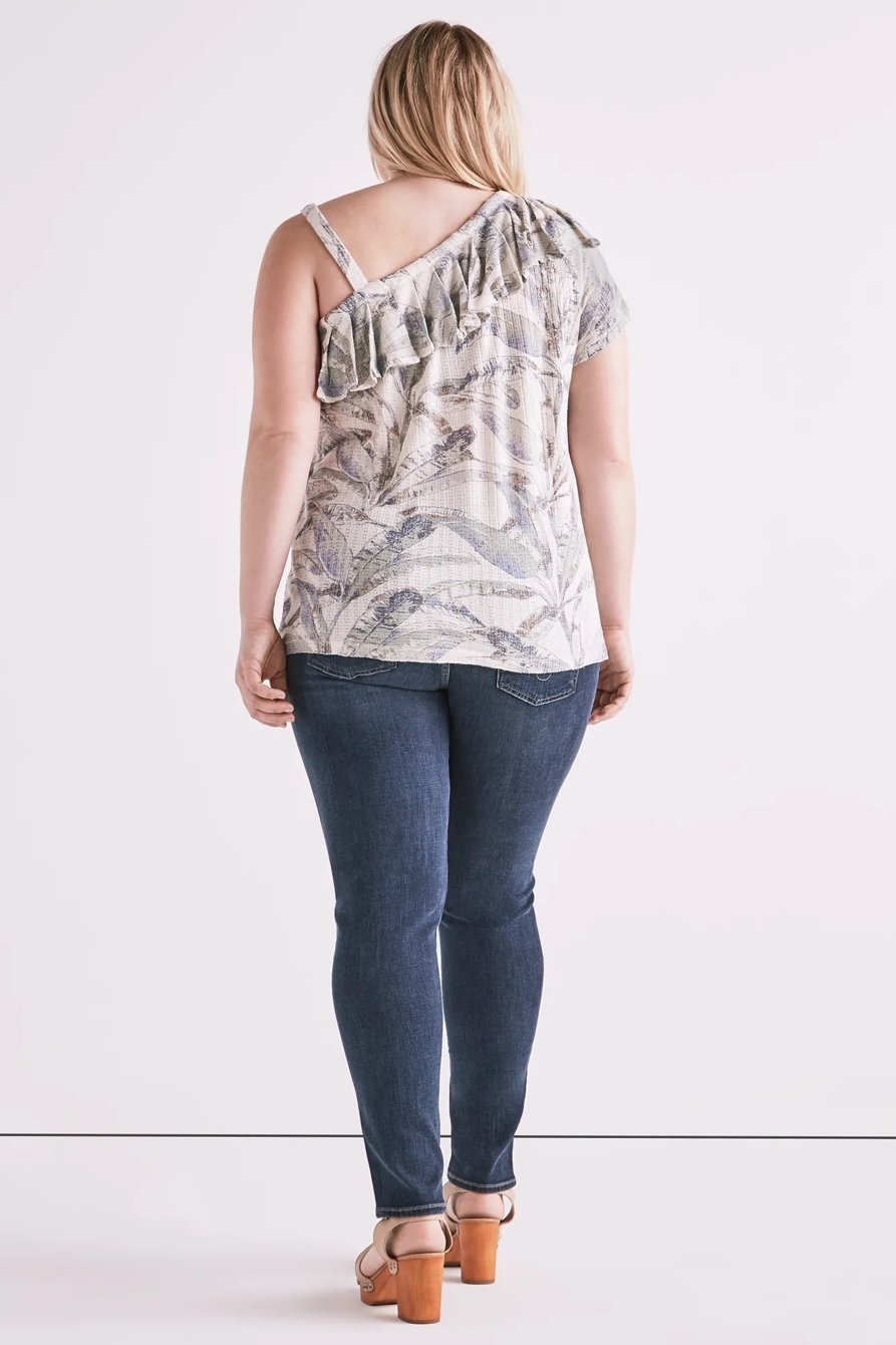 TROPICAL ONE SHOULDER TOP, image 3